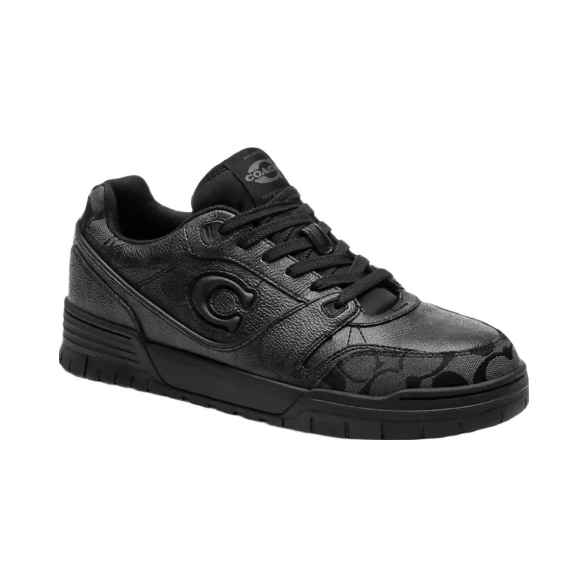 Coach Soho Sneaker In Signature in Black - HypeFly India View 1