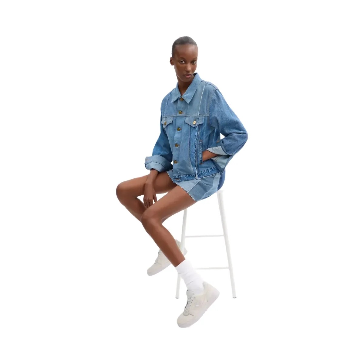 Coach Soho Sneaker In Signature in White - HypeFly India View 6