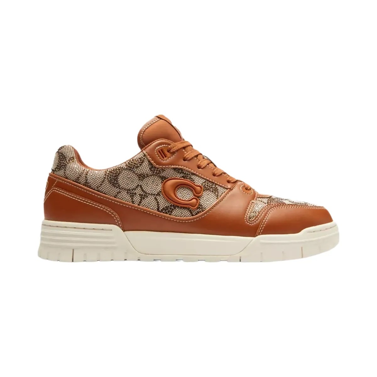 Coach Soho Sneaker With Crystal Signature Jacquard in Cocoa Burnished Amber - HypeFly India View 2