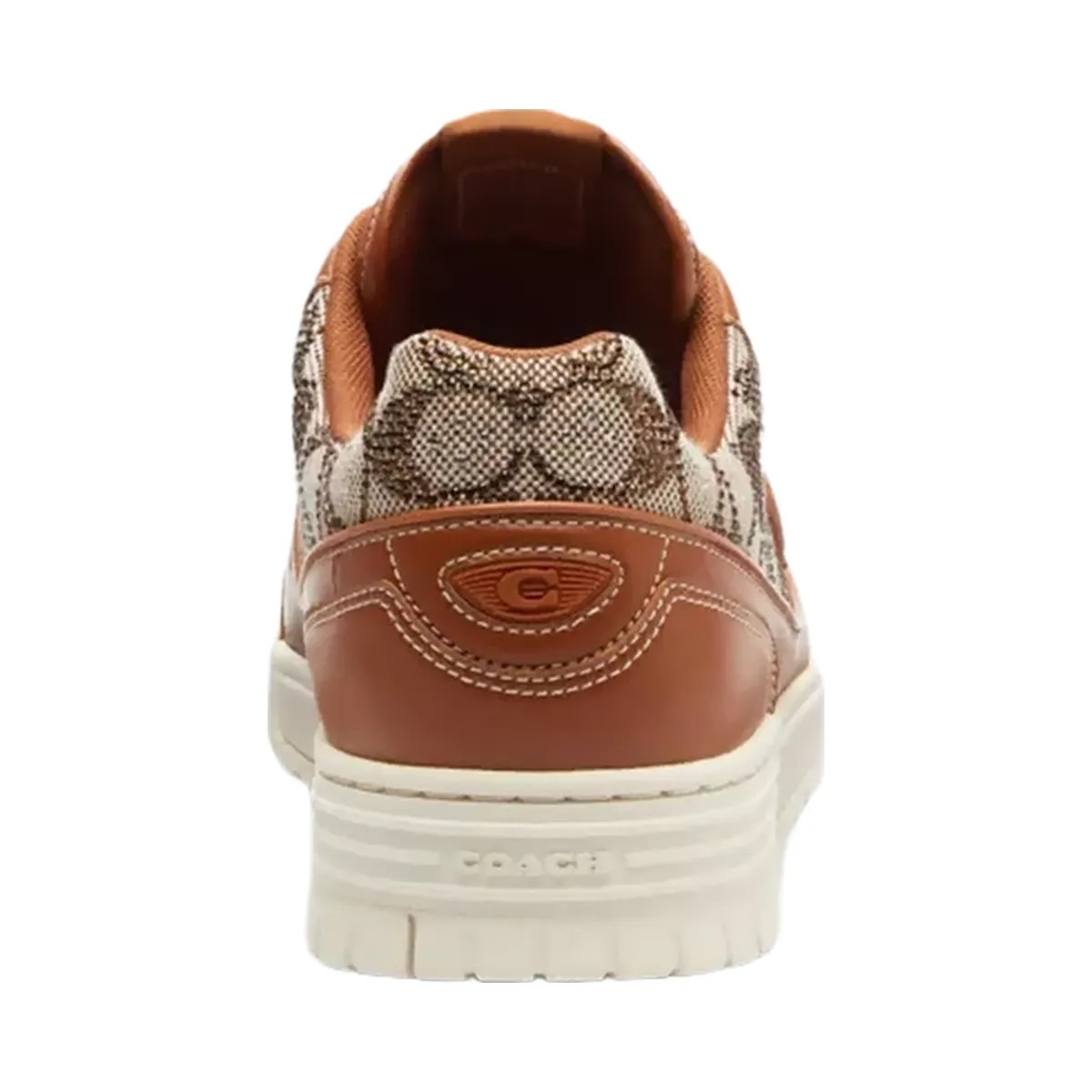 Coach Soho Sneaker With Crystal Signature Jacquard in Cocoa Burnished Amber - HypeFly India View 4