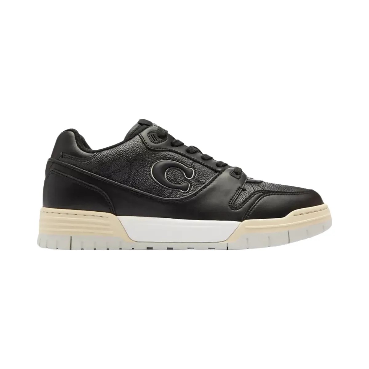 Coach Soho Sneaker With Signature Canvas in Charcoal Black - HypeFly India View 2