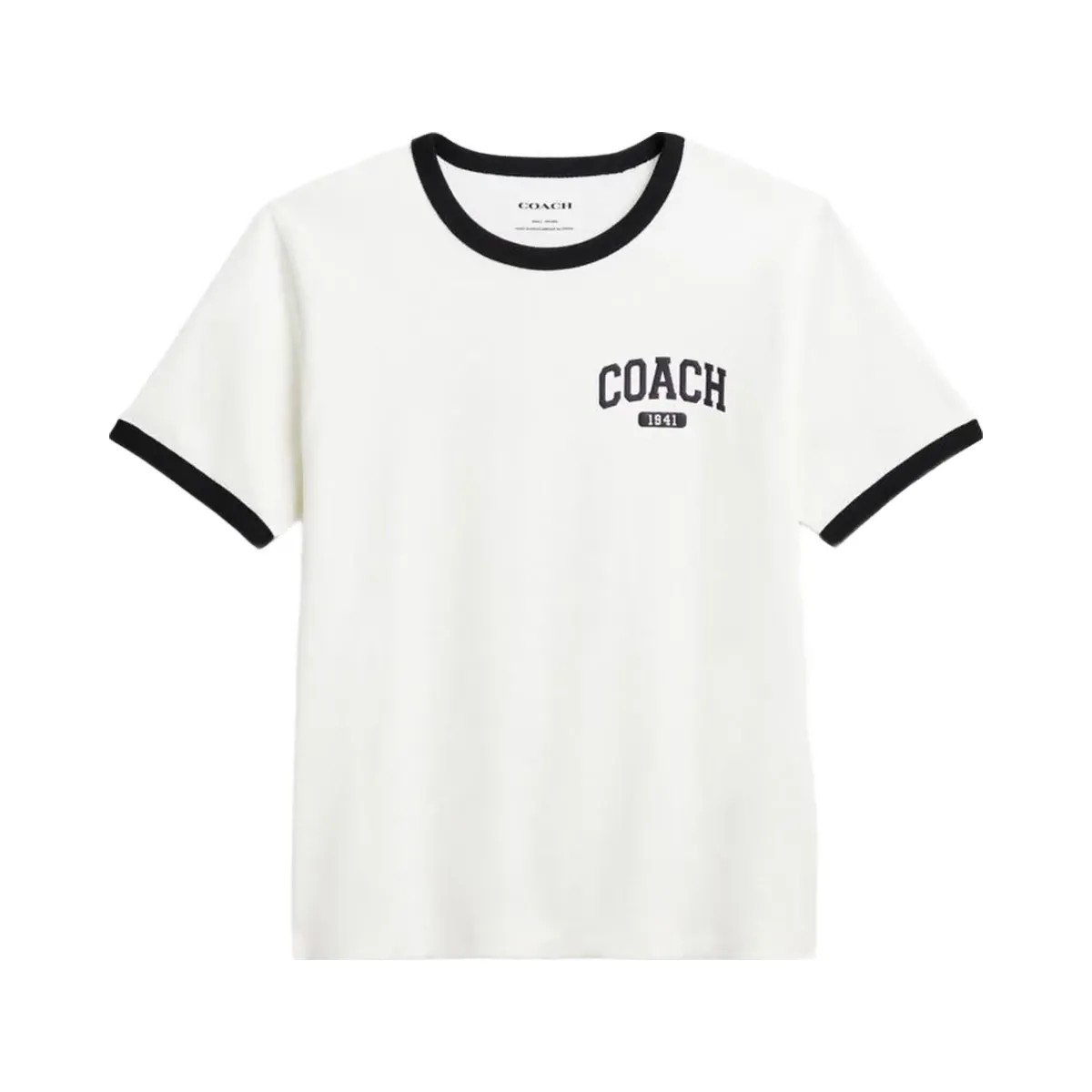 Coach Sporty Signature Classic 70 S T Shirt In Organic Cotton White - HypeFly India View 1