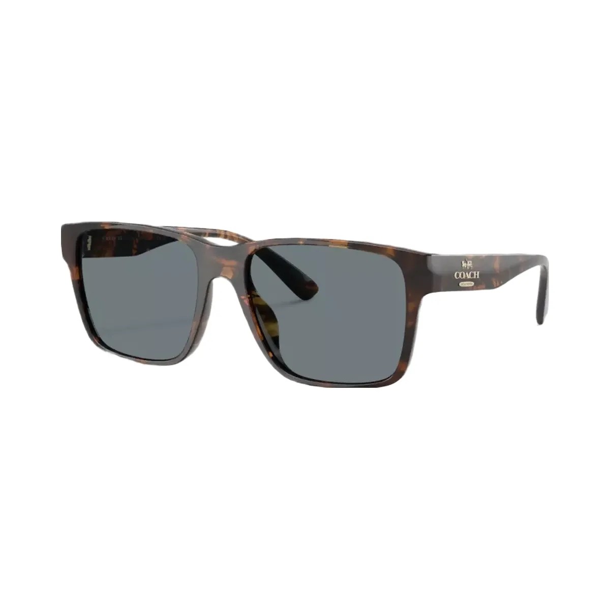 Coach Square Sunglasses in Dark Tortoise - HypeFly India View 1