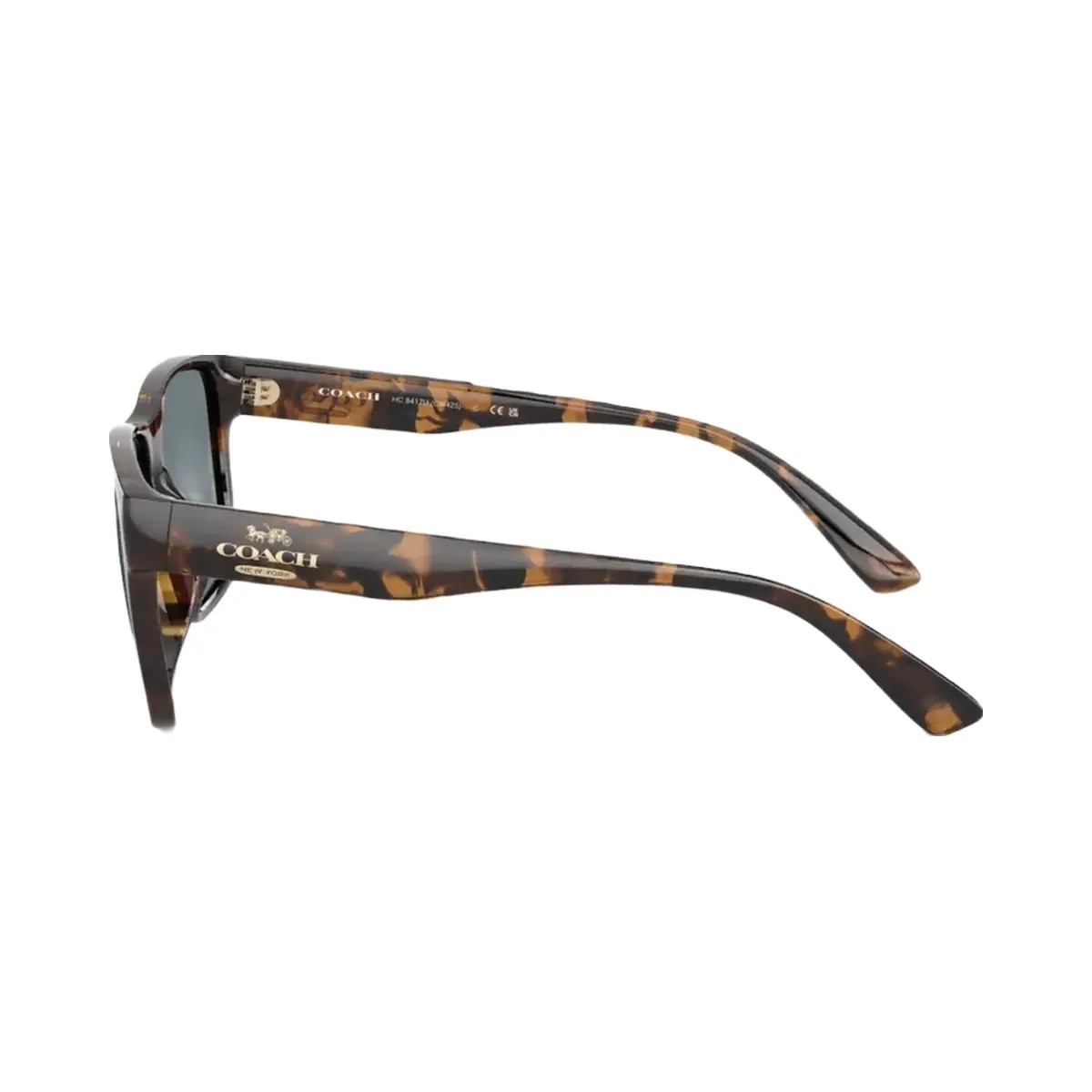 Coach Square Sunglasses in Dark Tortoise - HypeFly India View 4