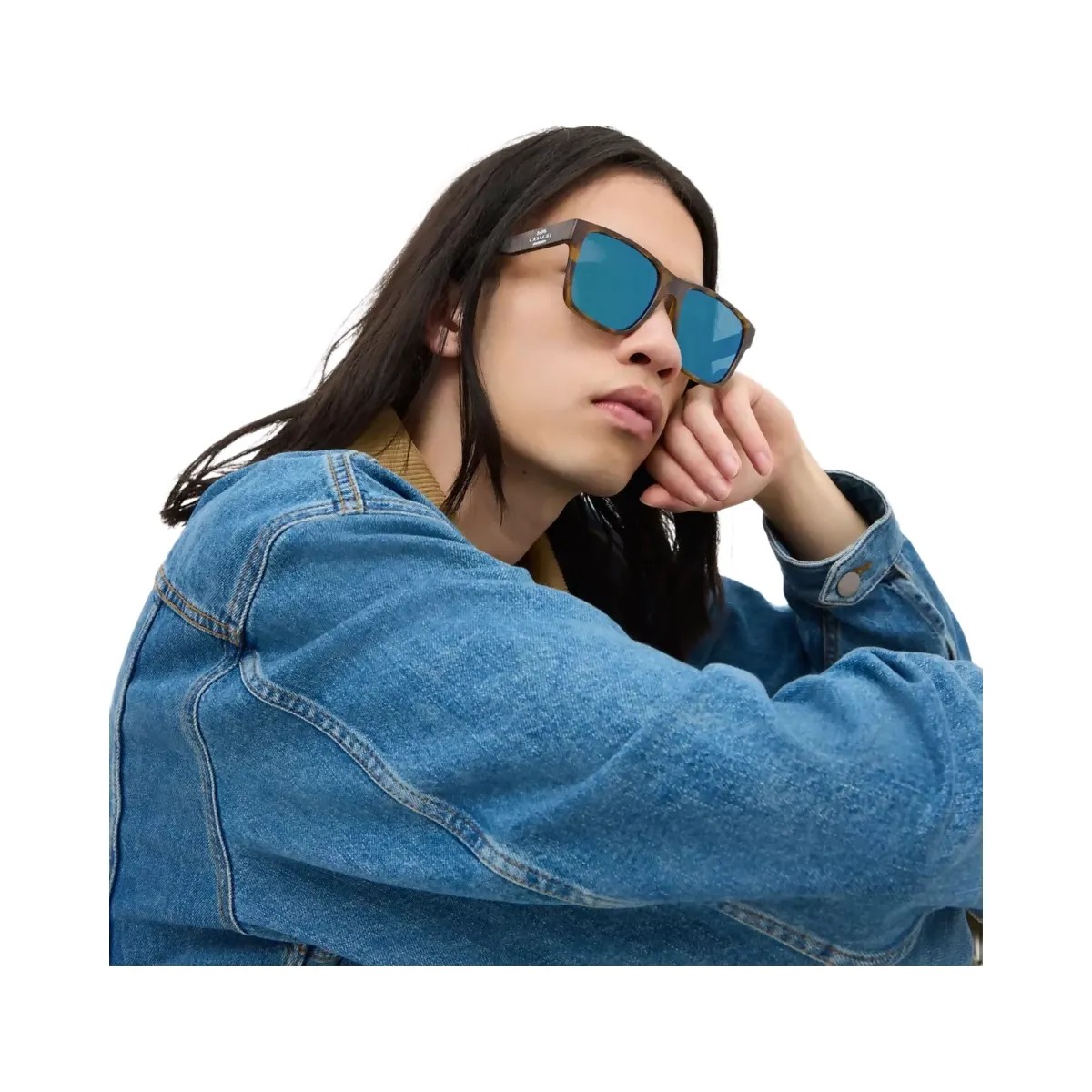 Coach Square Sunglasses in Tortoise - HypeFly India View 4