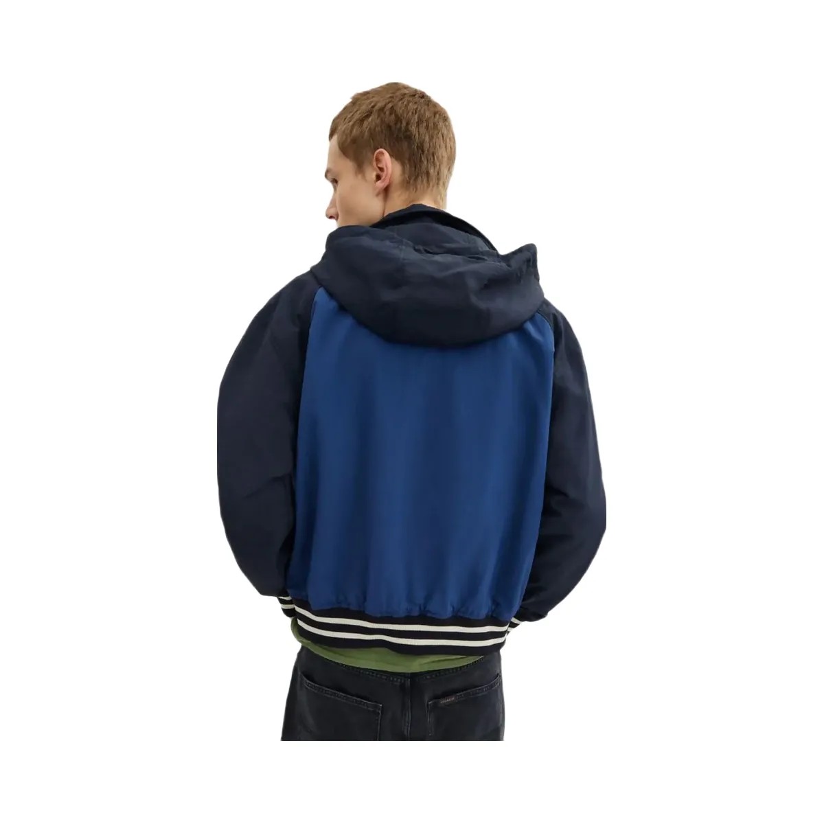 Coach Stadium Jacket In Recycled Polyamide Navy Blue - HypeFly India View 3