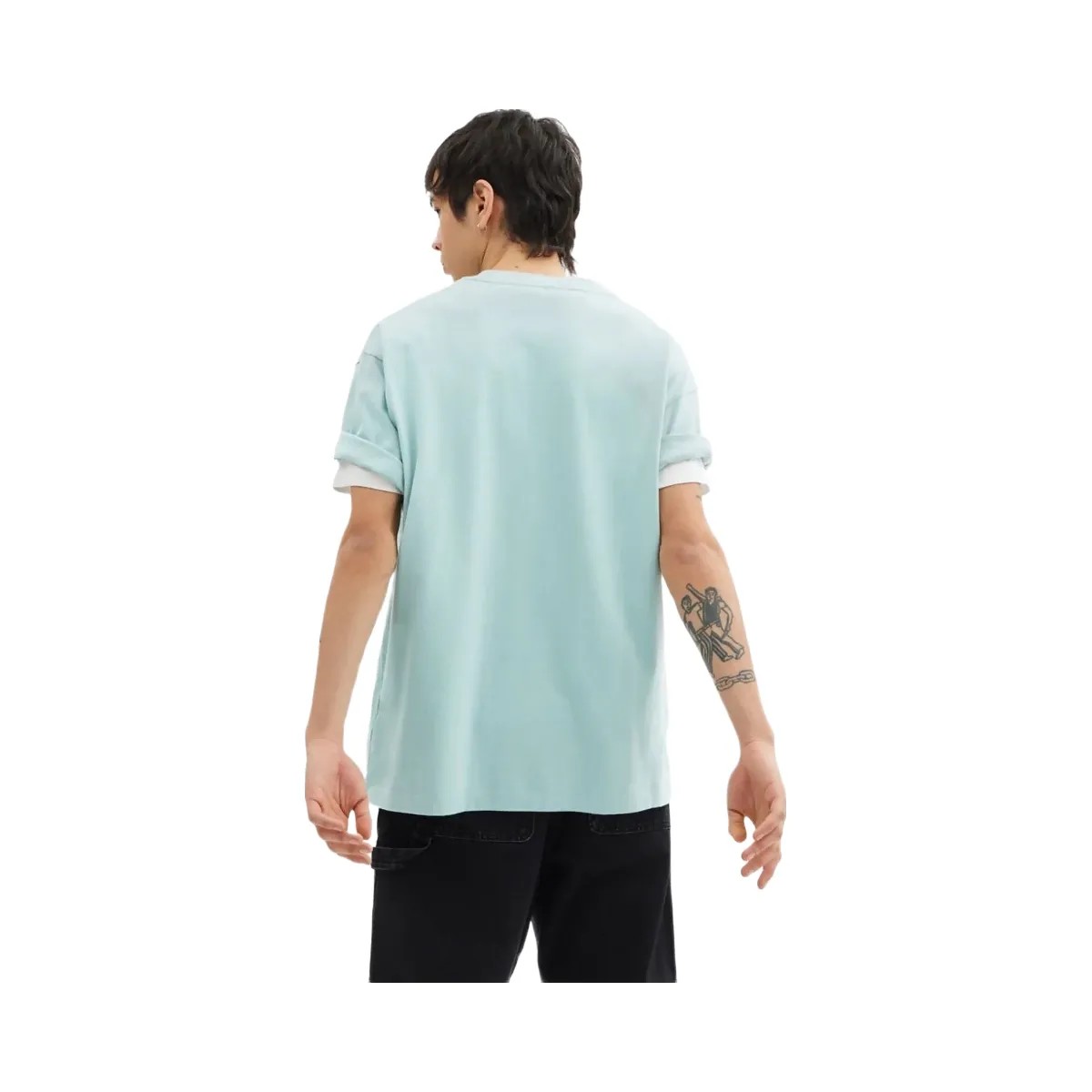 Coach Stegosaurus Relaxed T Shirt In Organic Cotton Blue Haze - HypeFly India View 3