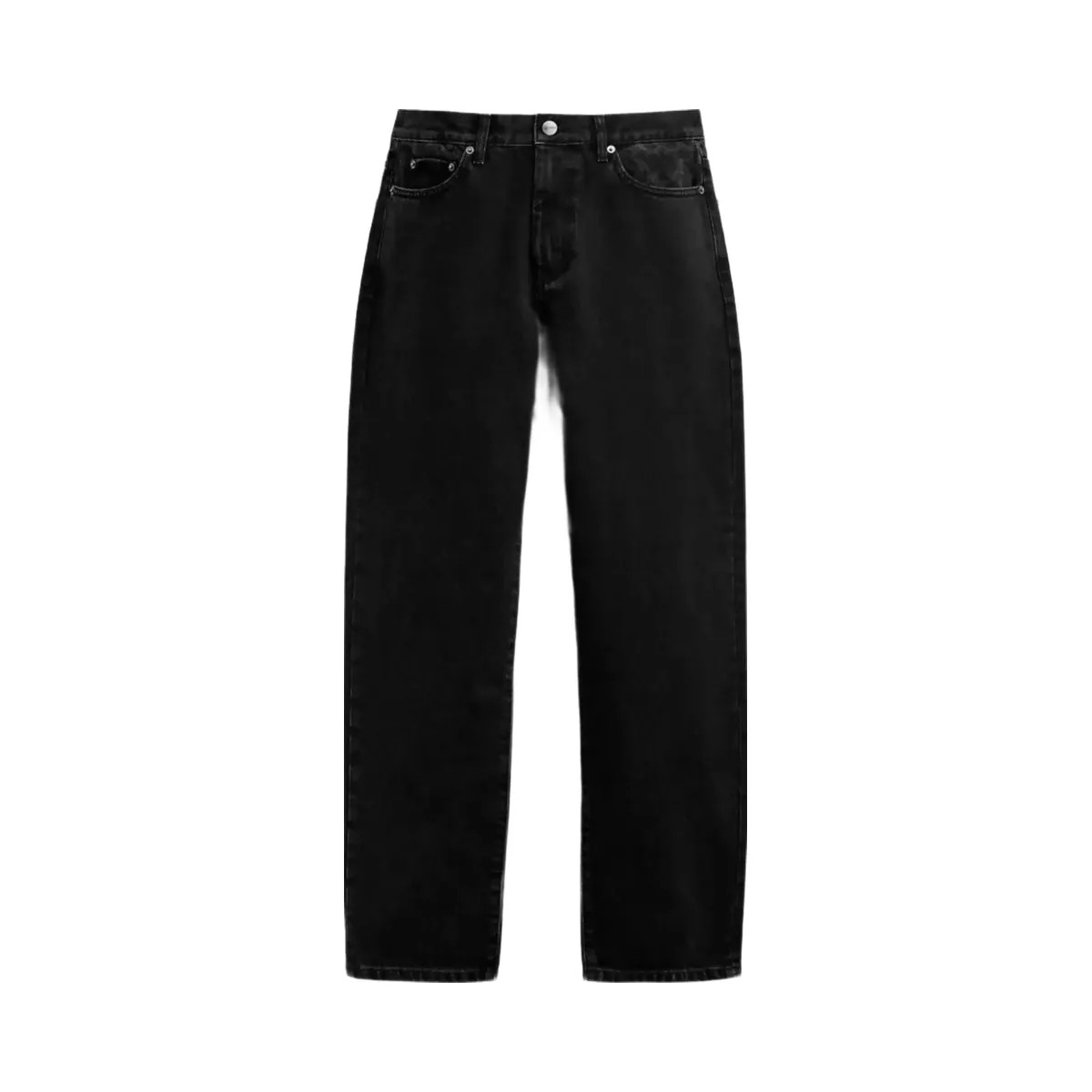 Coach Straight Fit Denim Jeans in Black Wash - HypeFly India View 1