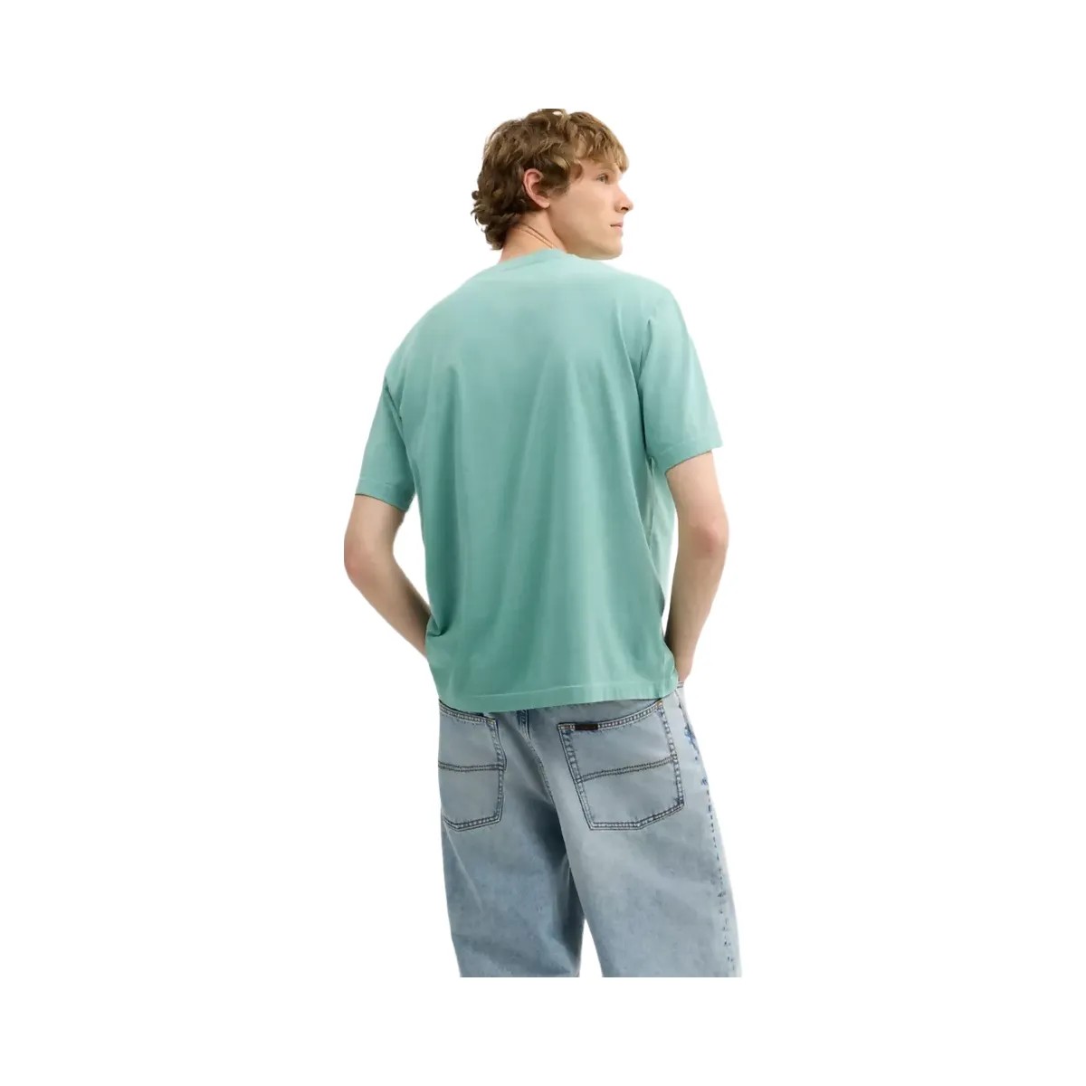 Coach Sun Fade Easy T-Shirt In Organic Cotton in Green - HypeFly India View 3
