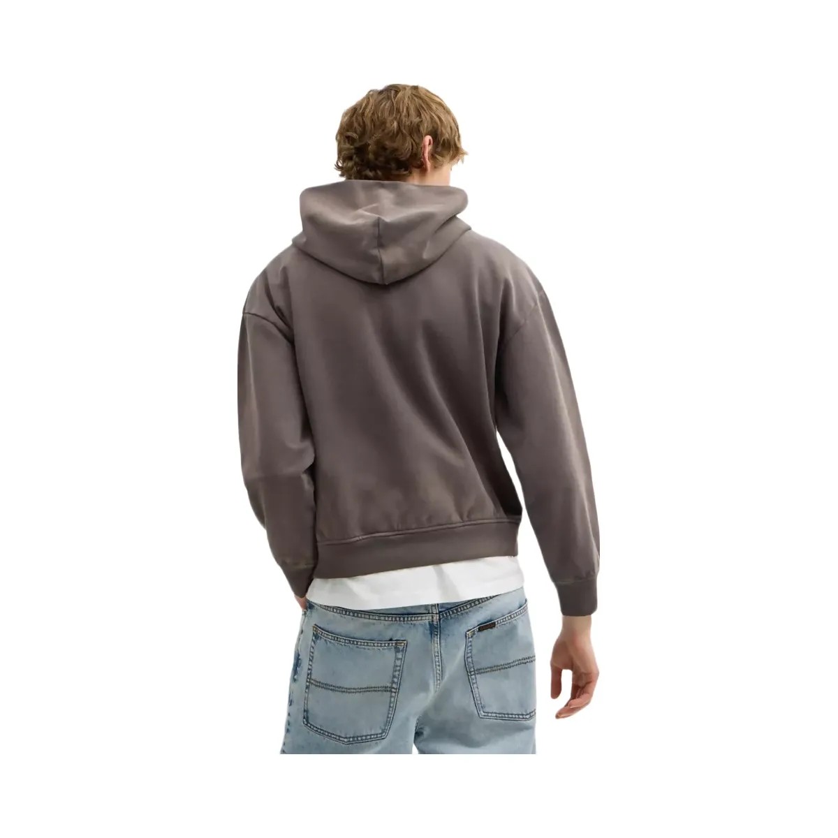 Coach Sun Fade Hoodie In Organic Cotton in Garment Dye Black - HypeFly India View 3