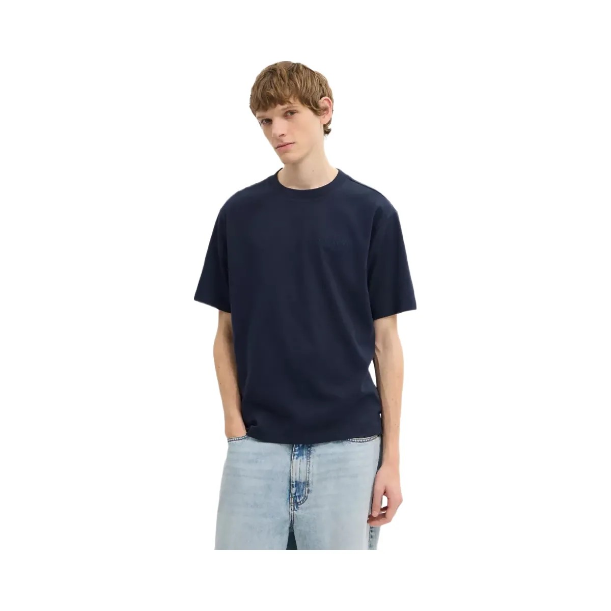 Coach T-Shirt In Organic Cotton in Navy - HypeFly India View 2