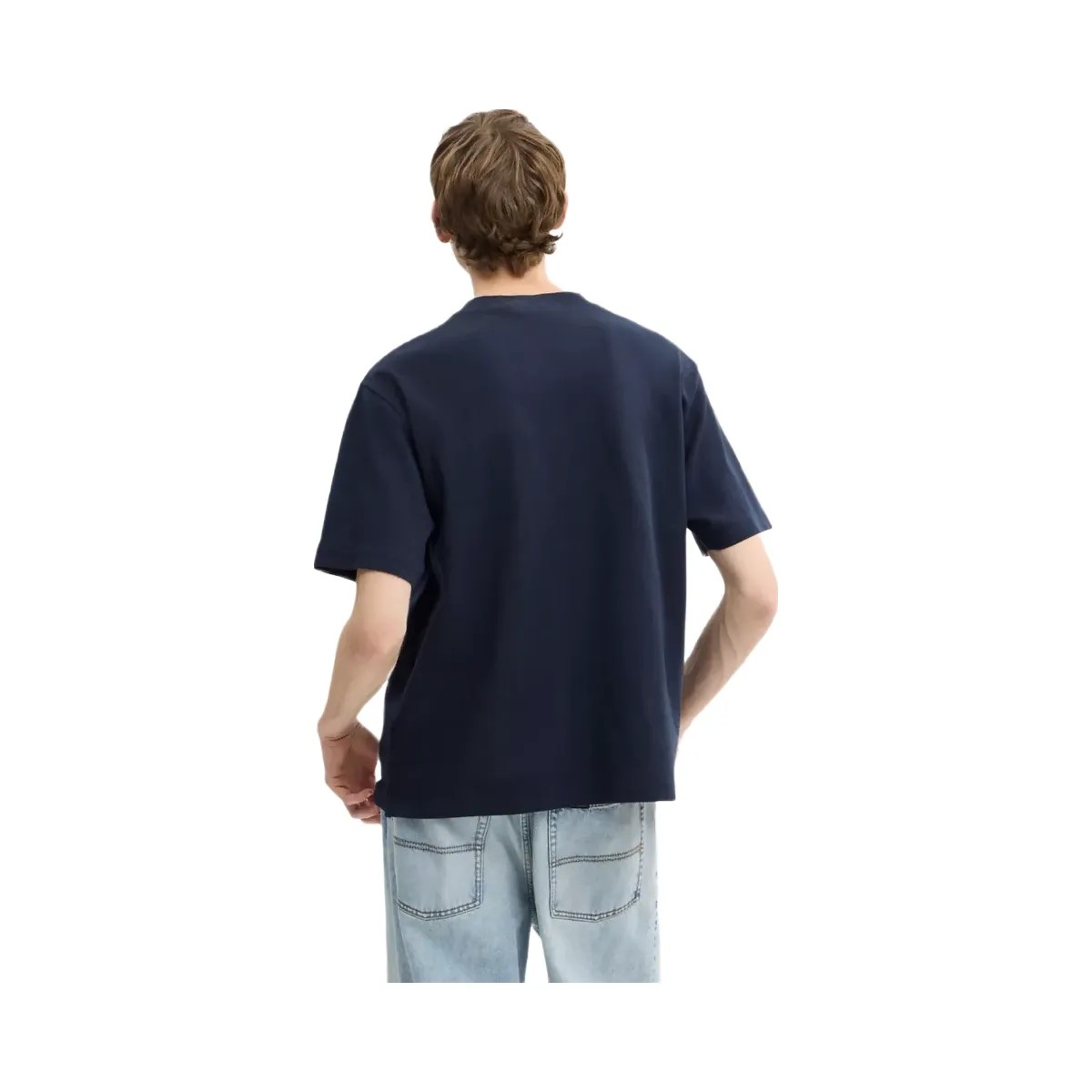 Coach T-Shirt In Organic Cotton in Navy - HypeFly India View 3