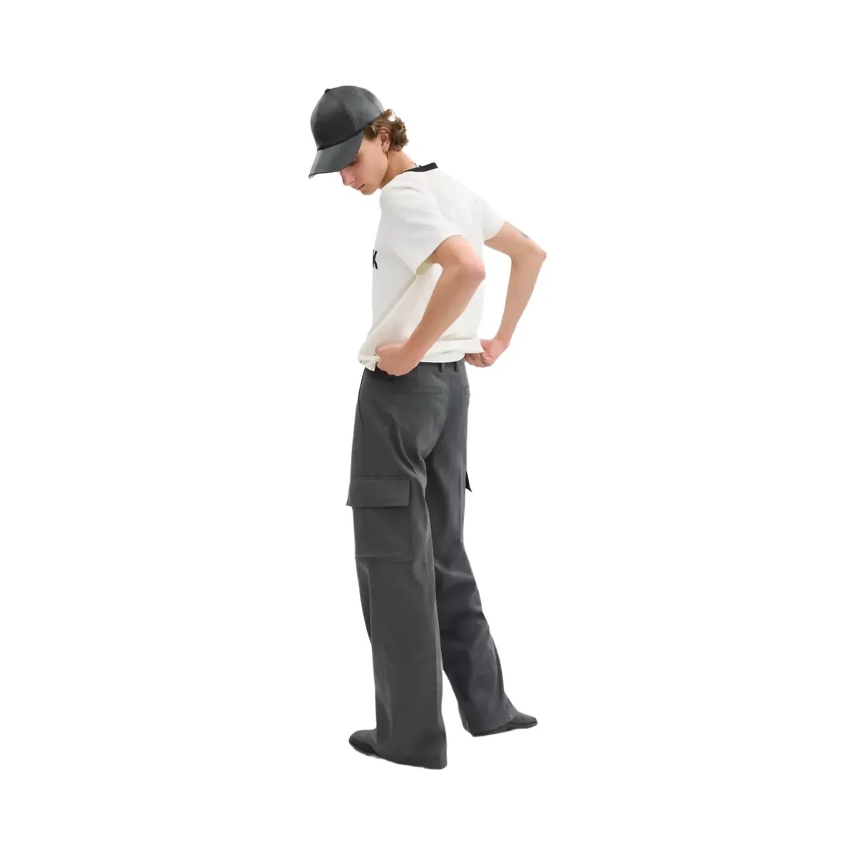 Coach Tailored Pants in Grey - HypeFly India View 3
