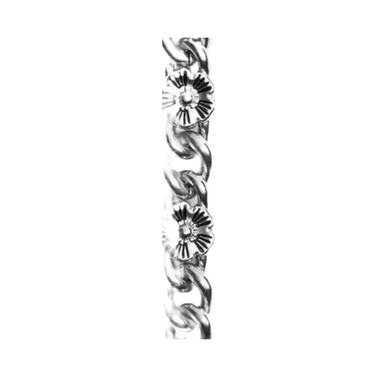 Coach Tea Rose Strap Extender in Silver Silver - HypeFly India View 1