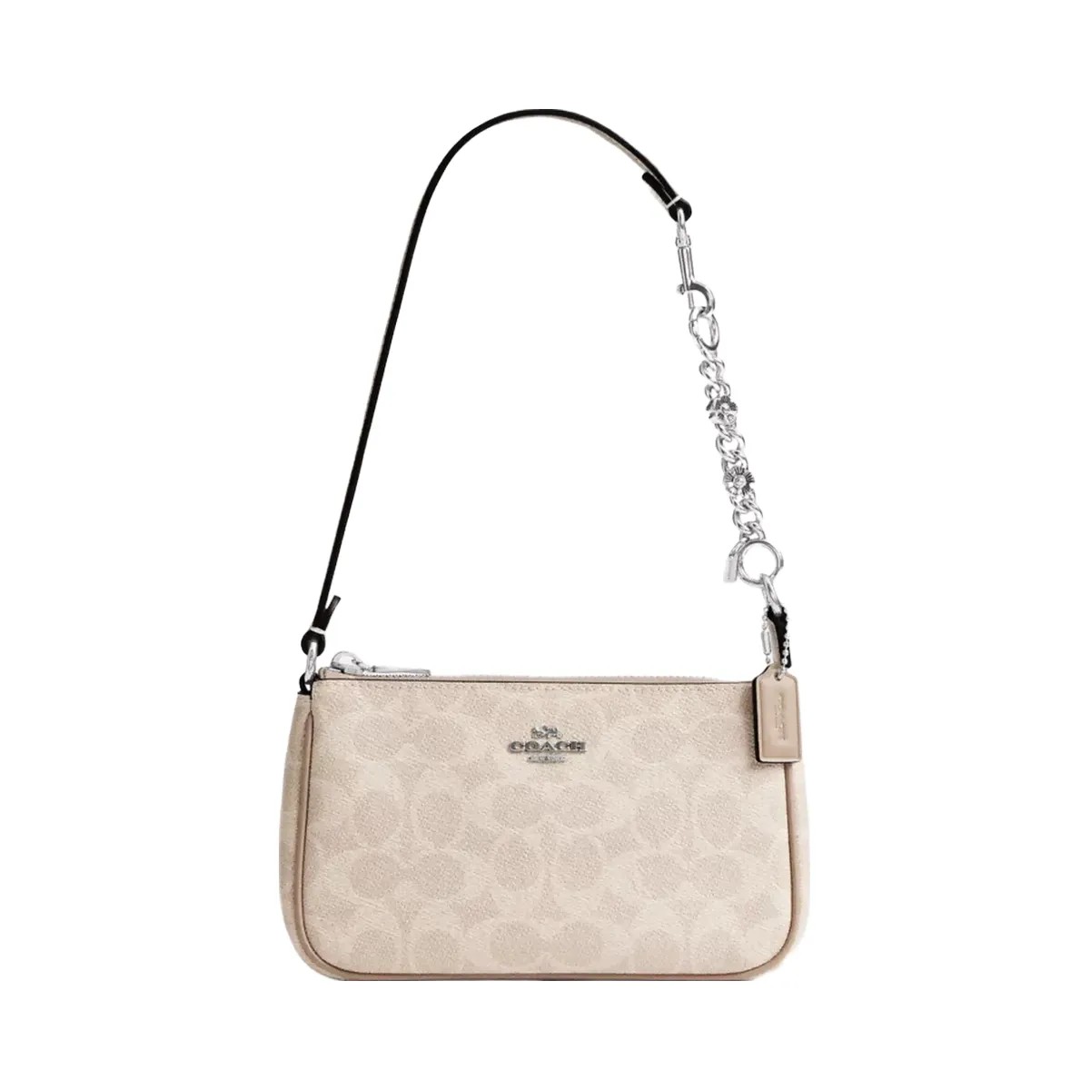 Coach Tea Rose Strap Extender in Silver Silver - HypeFly India View 2