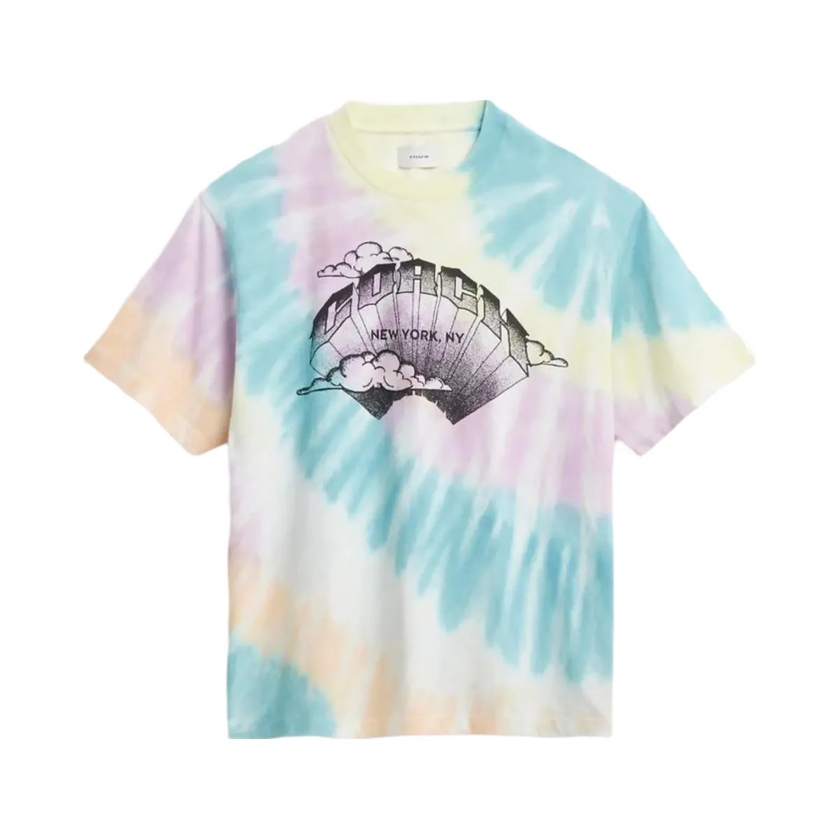 Coach Tie Dye Crewneck T Shirt In Organic Cotton Tie Dye - HypeFly India View 1