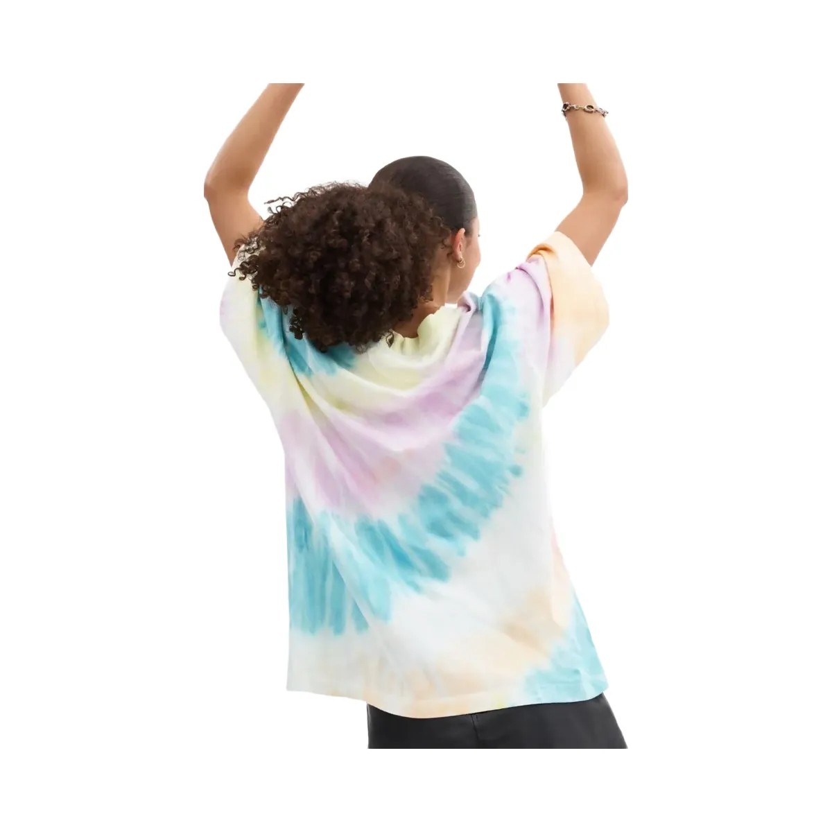 Coach Tie Dye Crewneck T Shirt In Organic Cotton Tie Dye - HypeFly India View 5