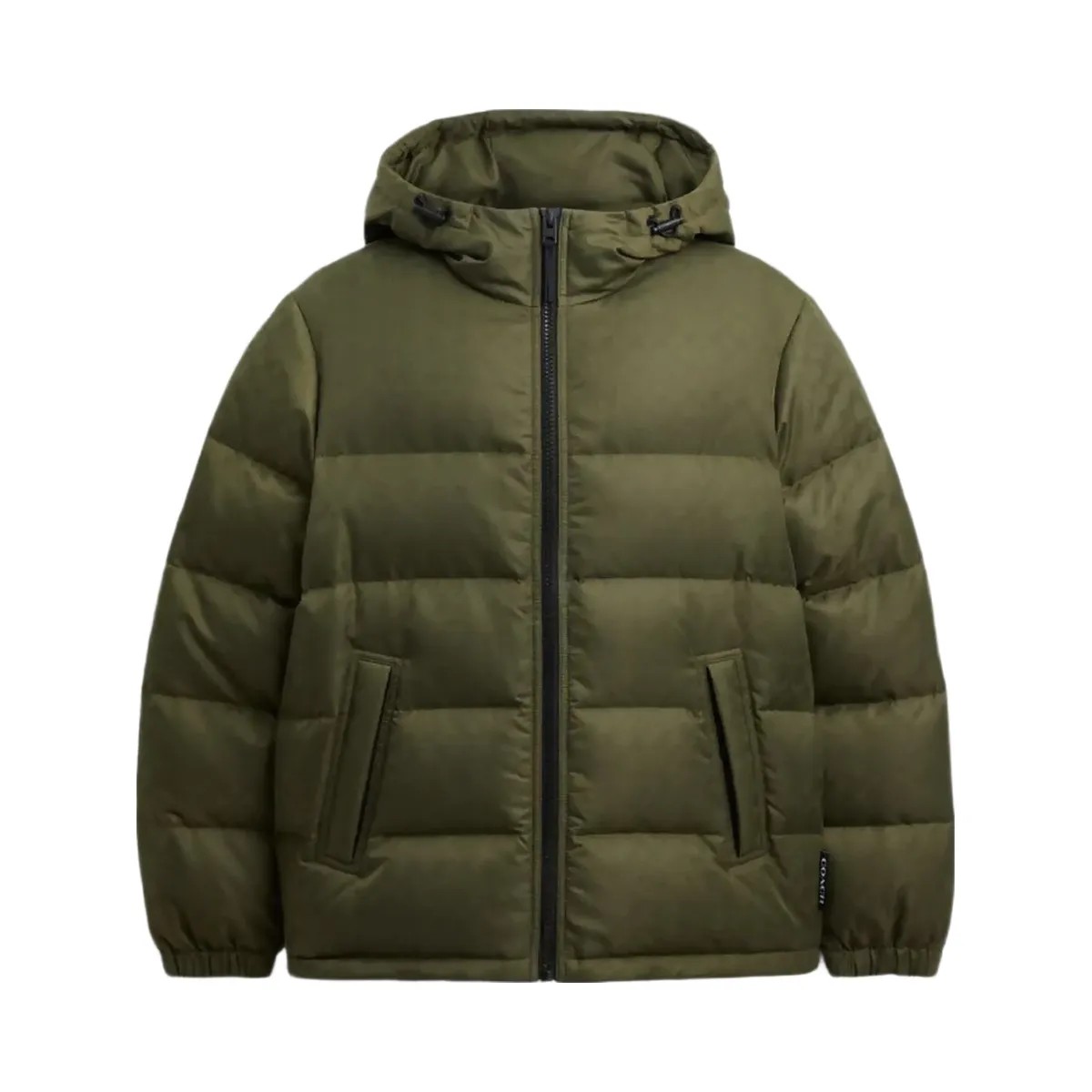 Coach Tonal Signature Down Jacket Light Olive - HypeFly India View 1