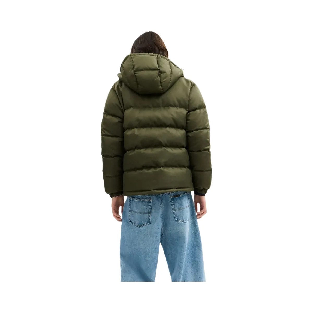 Coach Tonal Signature Down Jacket Light Olive - HypeFly India View 3