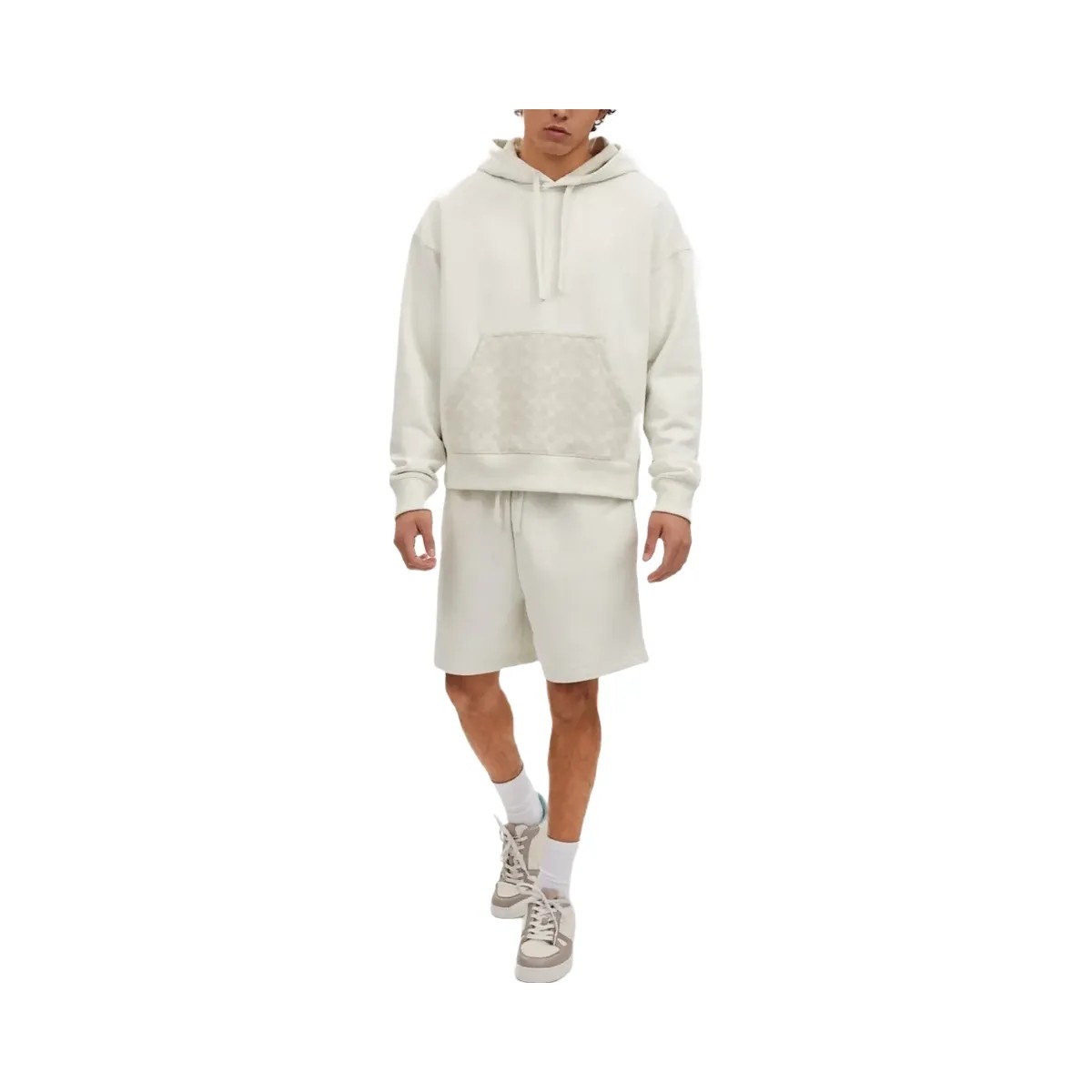 Coach Tonal Signature Shorts Off White - HypeFly India View 2