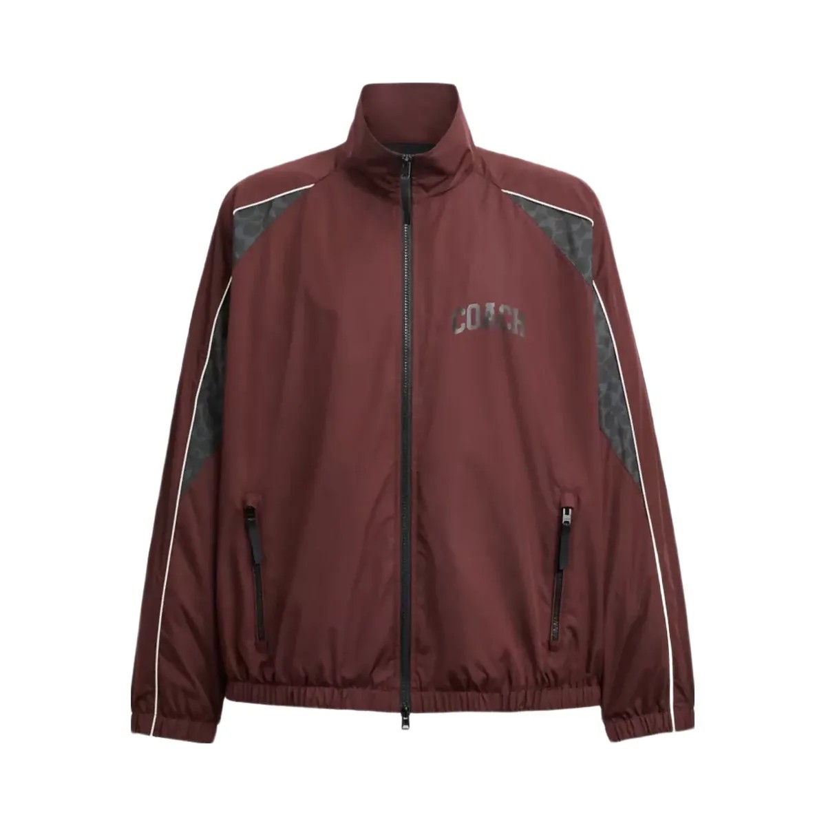 Coach Track Jacket in Burgundy - HypeFly India View 1