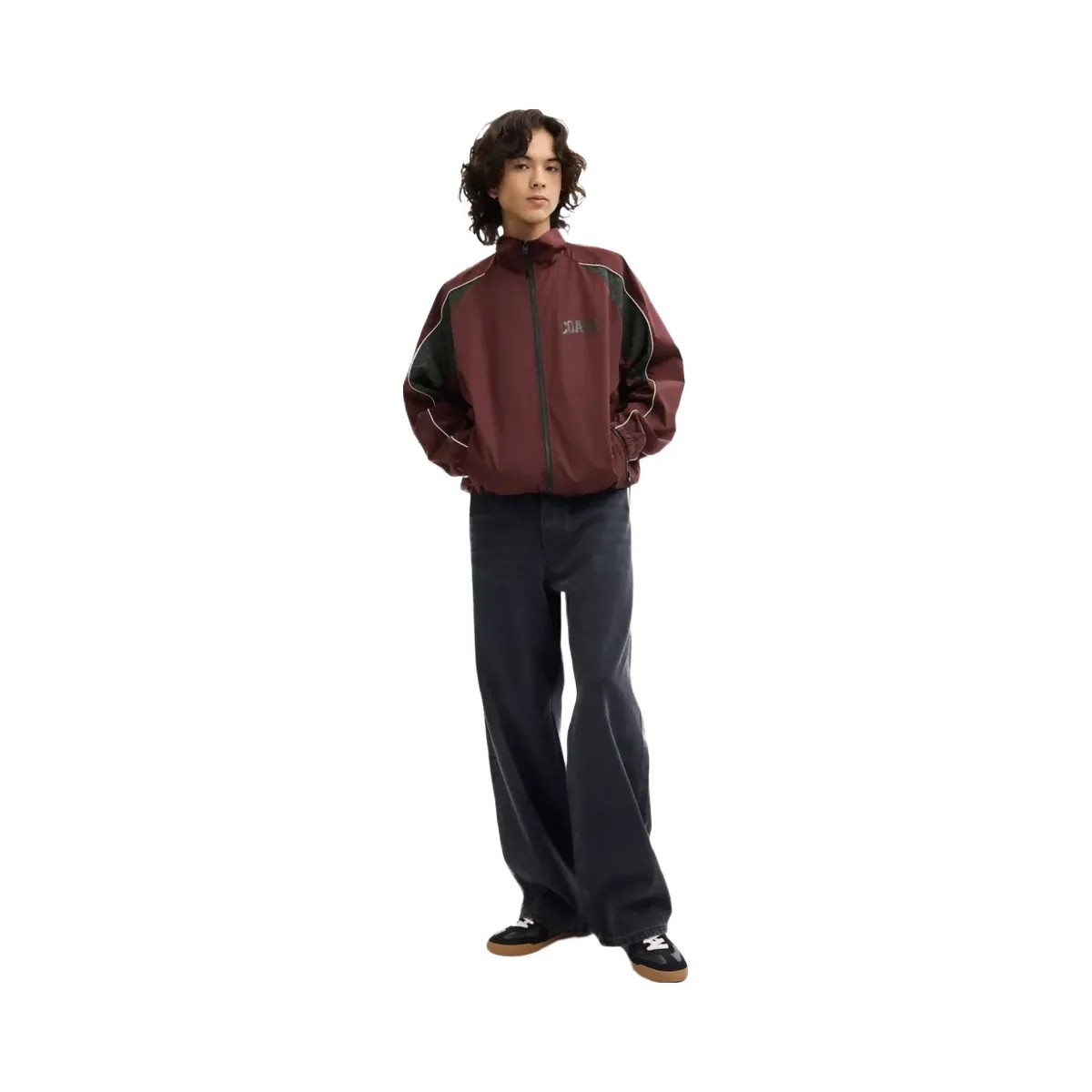 Coach Track Jacket in Burgundy - HypeFly India View 2
