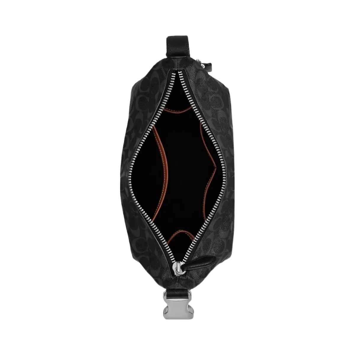 Coach Travel Kit With Speedclip In Signature Canvas in Black Signature - HypeFly India View 3
