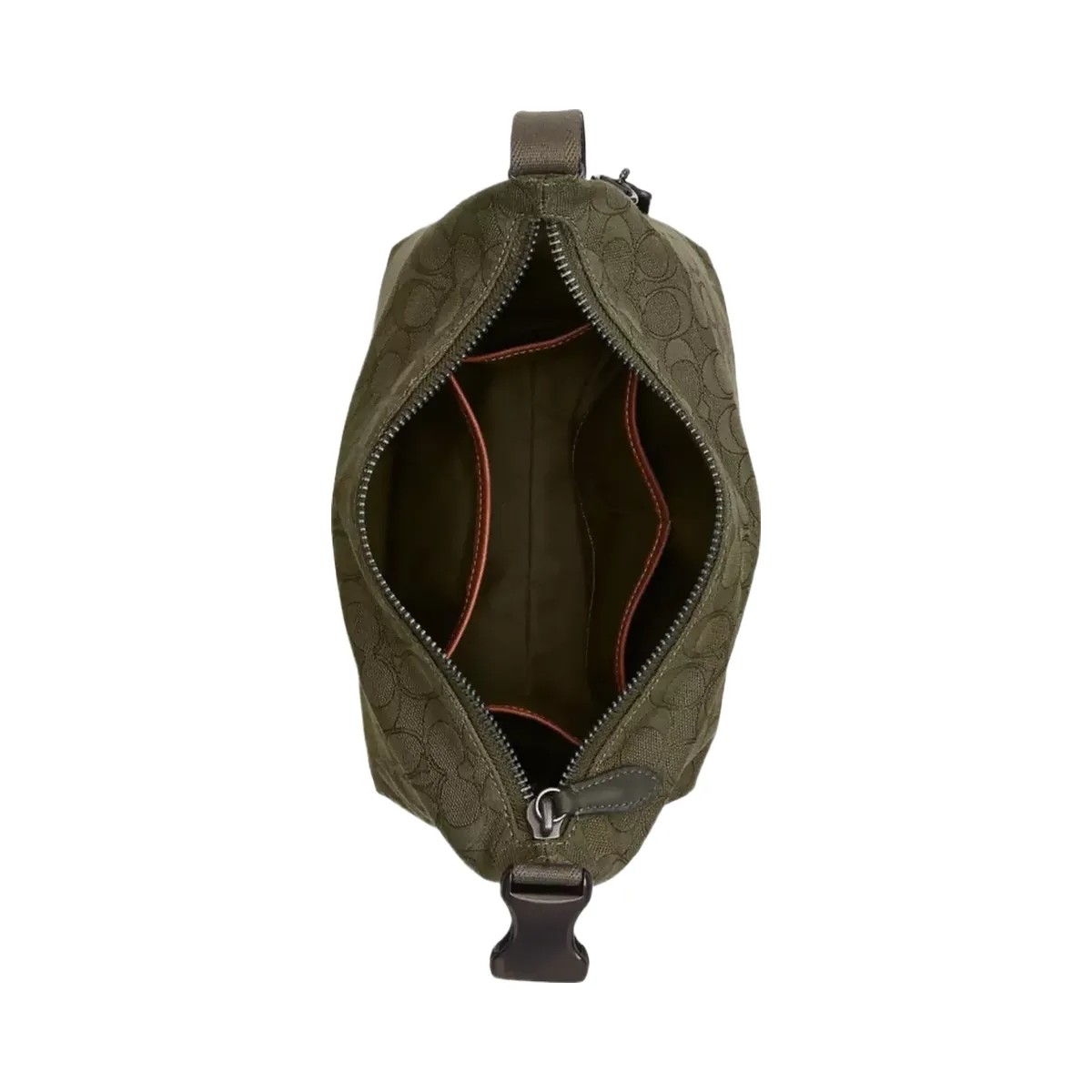 Coach Travel Kit With Speedclip In Signature Jacquard in Olive Drab - HypeFly India View 3