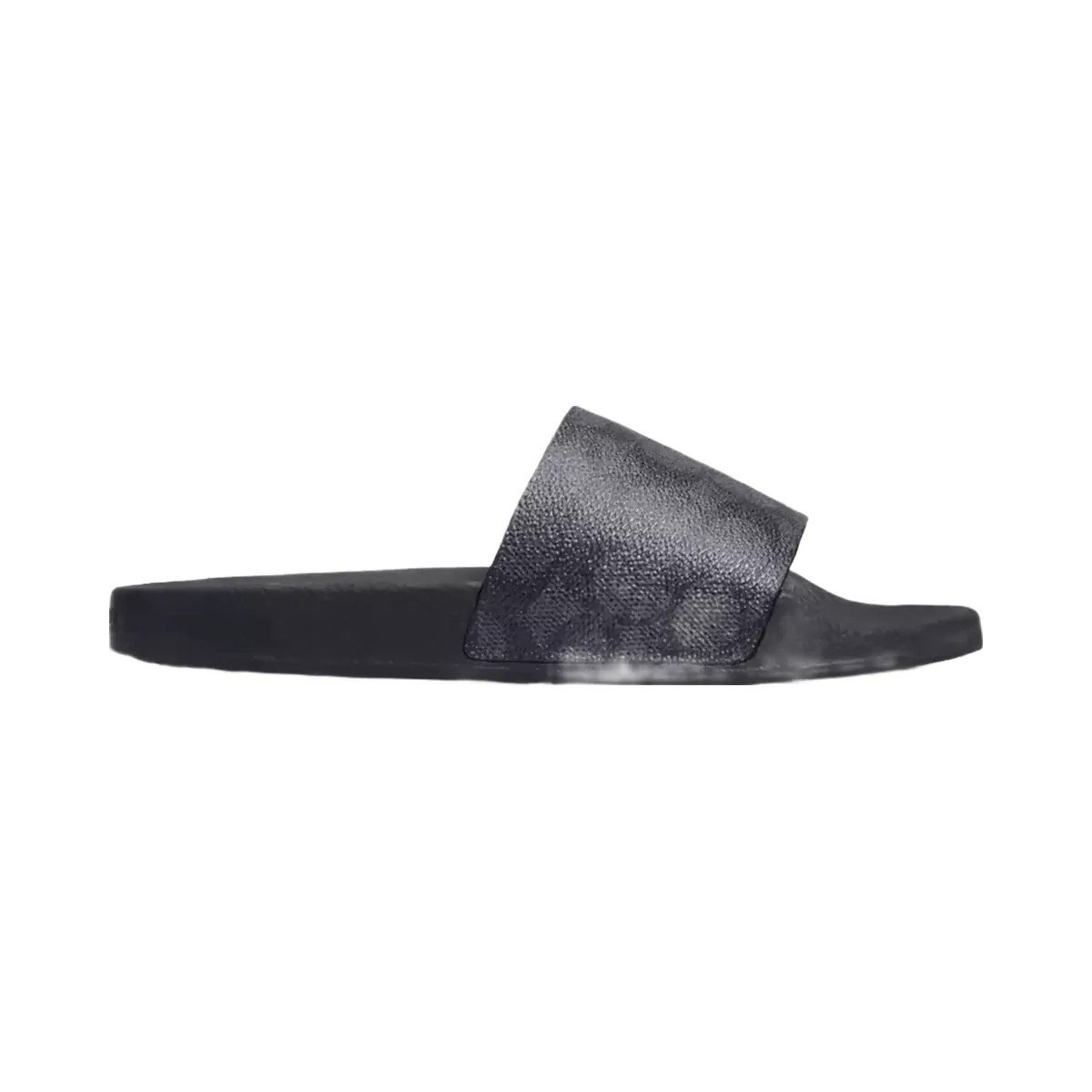 Coach Udele Sport Slide In Signature Canvas in Charcoal Black - HypeFly India View 2