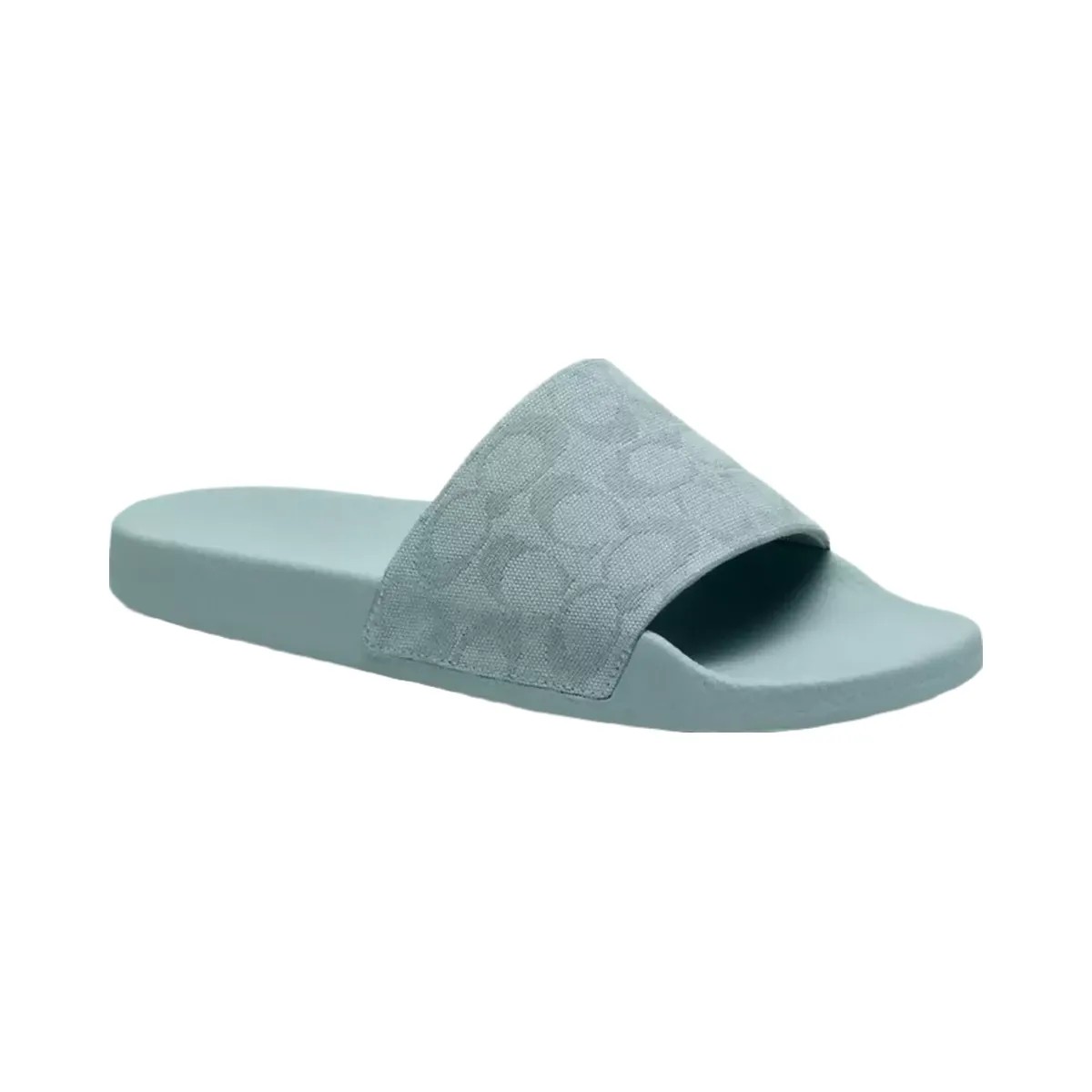 Coach Udele Sport Slide In Signature Jacquard Canvas in Sea Mist - HypeFly India View 1