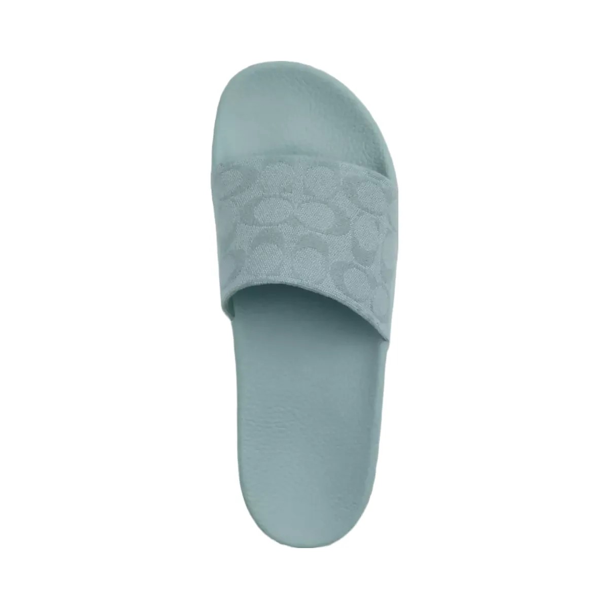 Coach Udele Sport Slide In Signature Jacquard Canvas in Sea Mist - HypeFly India View 3