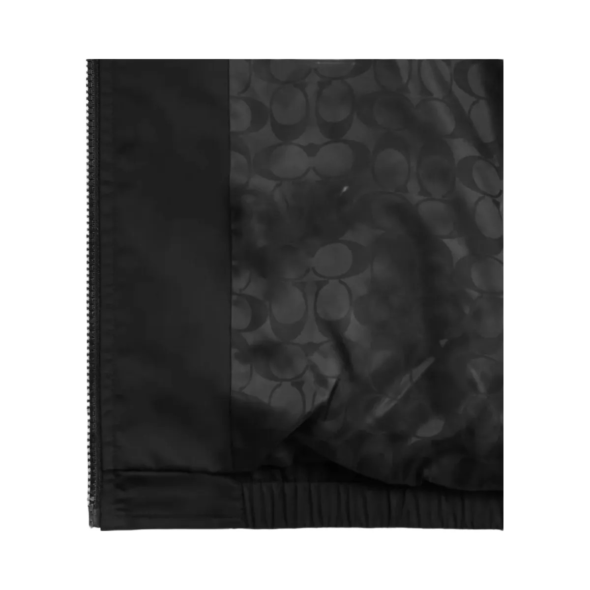 Coach Windbreaker In Recycled Polyester in Black - HypeFly India View 2