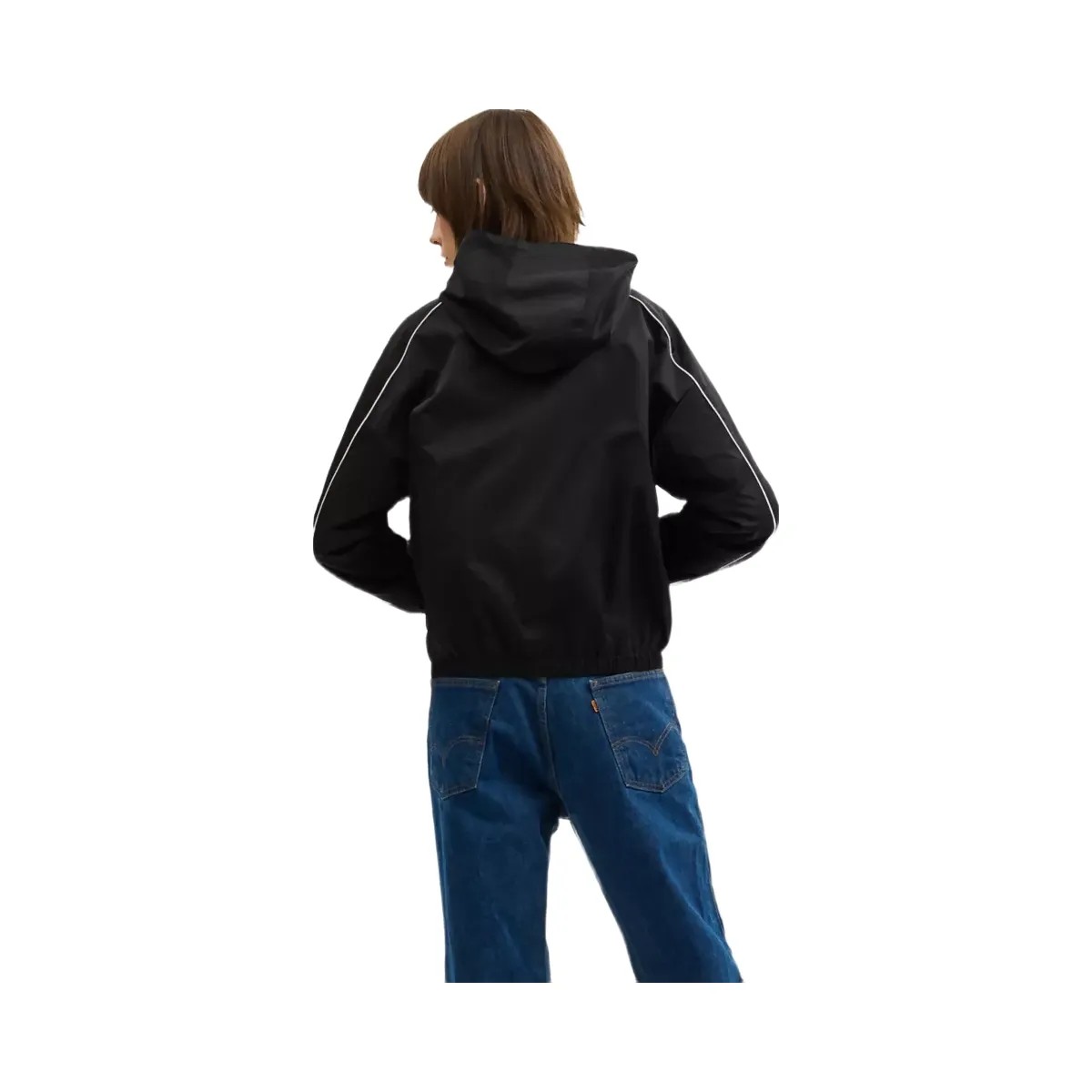 Coach Windbreaker In Recycled Polyester in Black - HypeFly India View 4