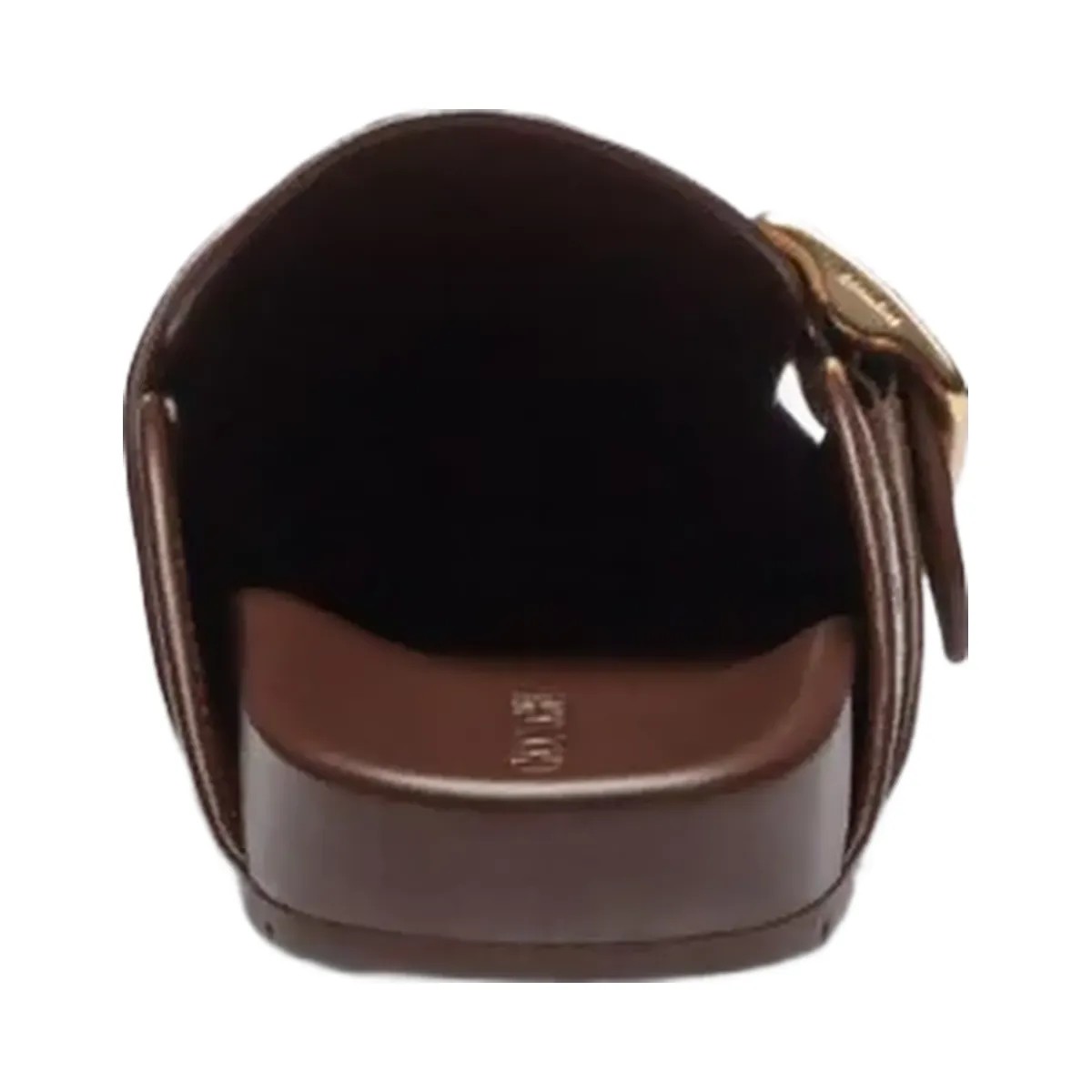 Coach Women's Archival Buckle Clog In Signature Jacquard Oak Maple - HypeFly India View 4