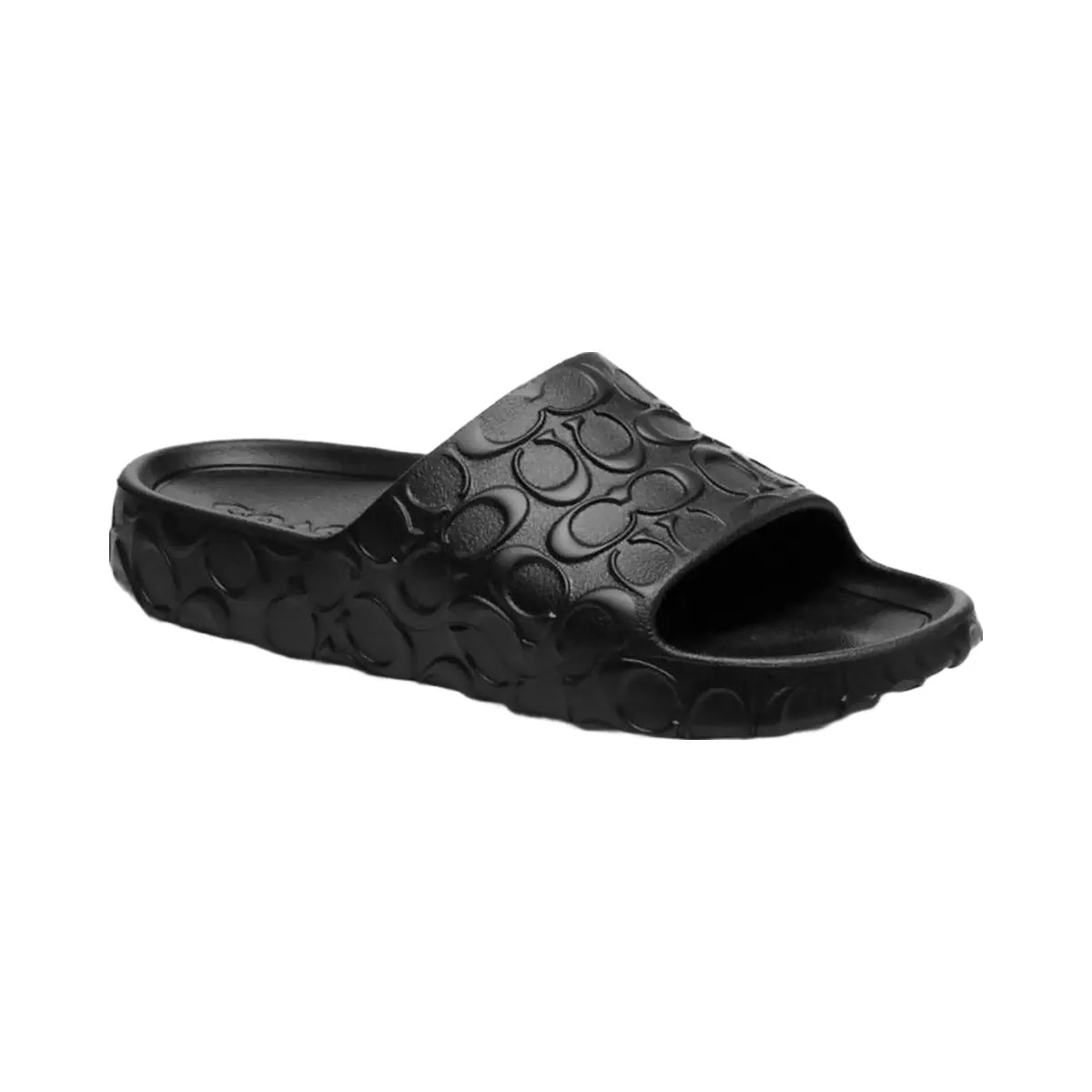 Coach Women's Bay Slide In Signature Black - HypeFly India View 2