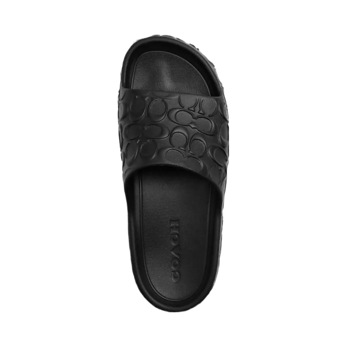 Coach Women's Bay Slide In Signature Black - HypeFly India View 3