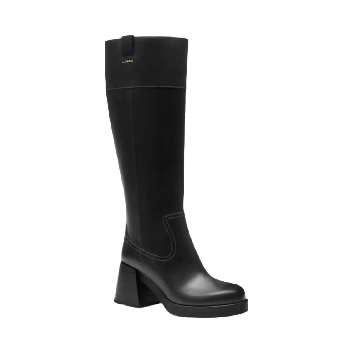 Coach Women's Block Heel Tall Boot Black - HypeFly India View 2