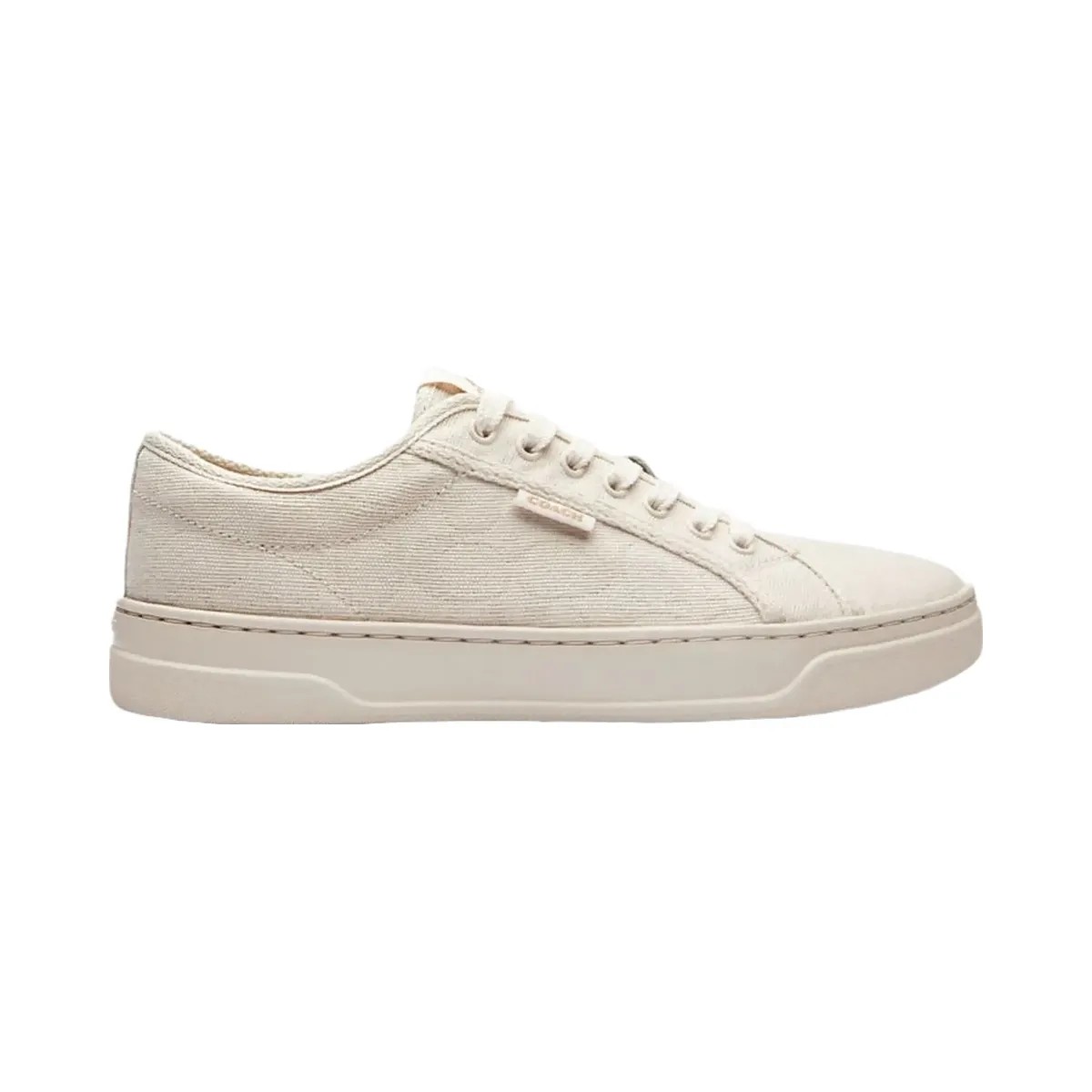 Coach Women's Canvas Sneaker Chalk - HypeFly India View 1