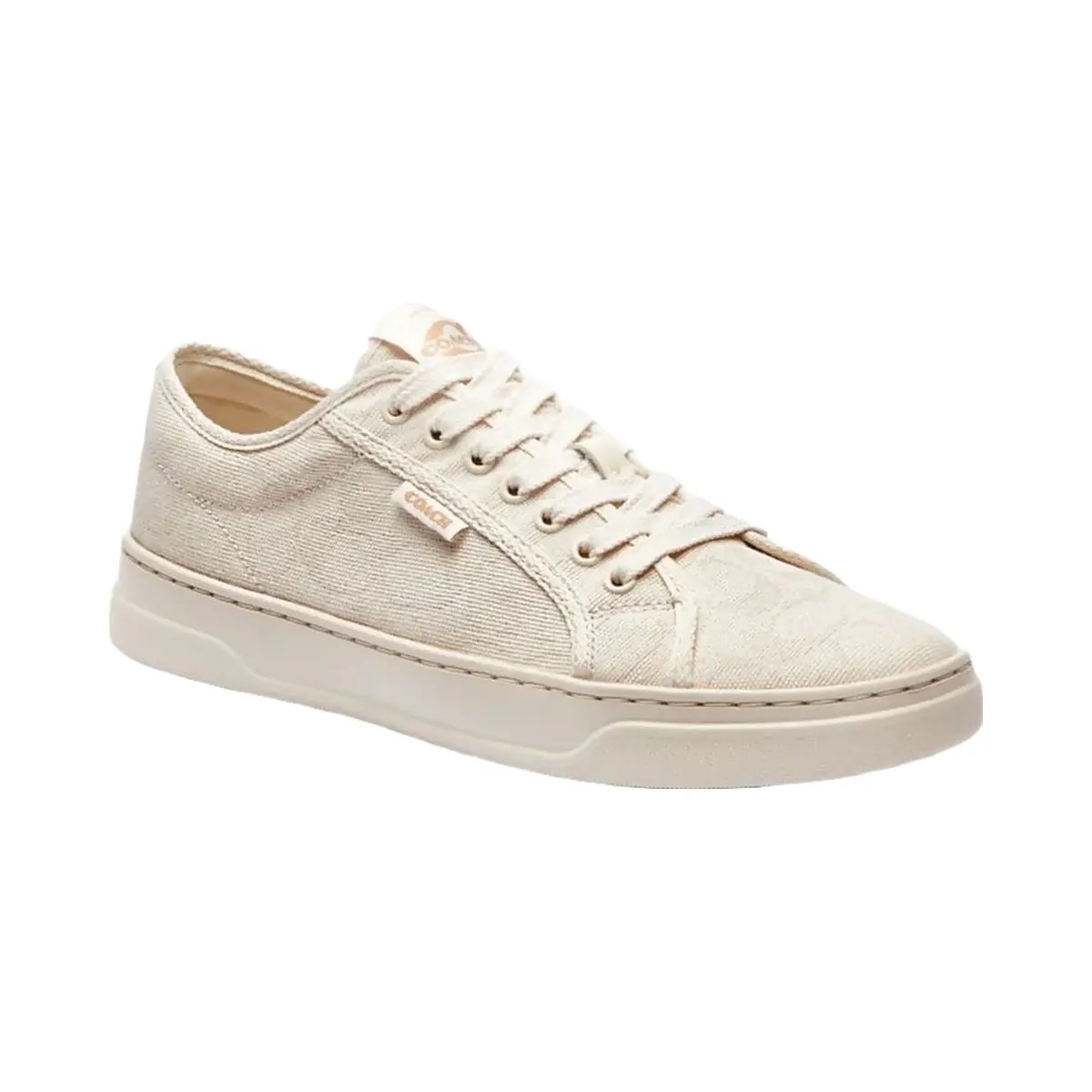Coach Women's Canvas Sneaker Chalk - HypeFly India View 2