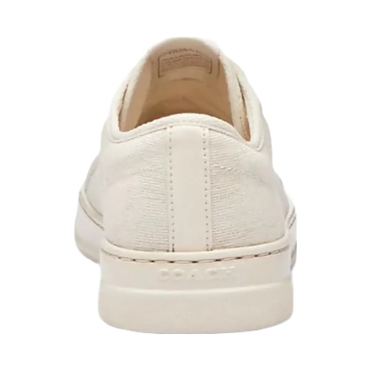 Coach Women's Canvas Sneaker Chalk - HypeFly India View 4
