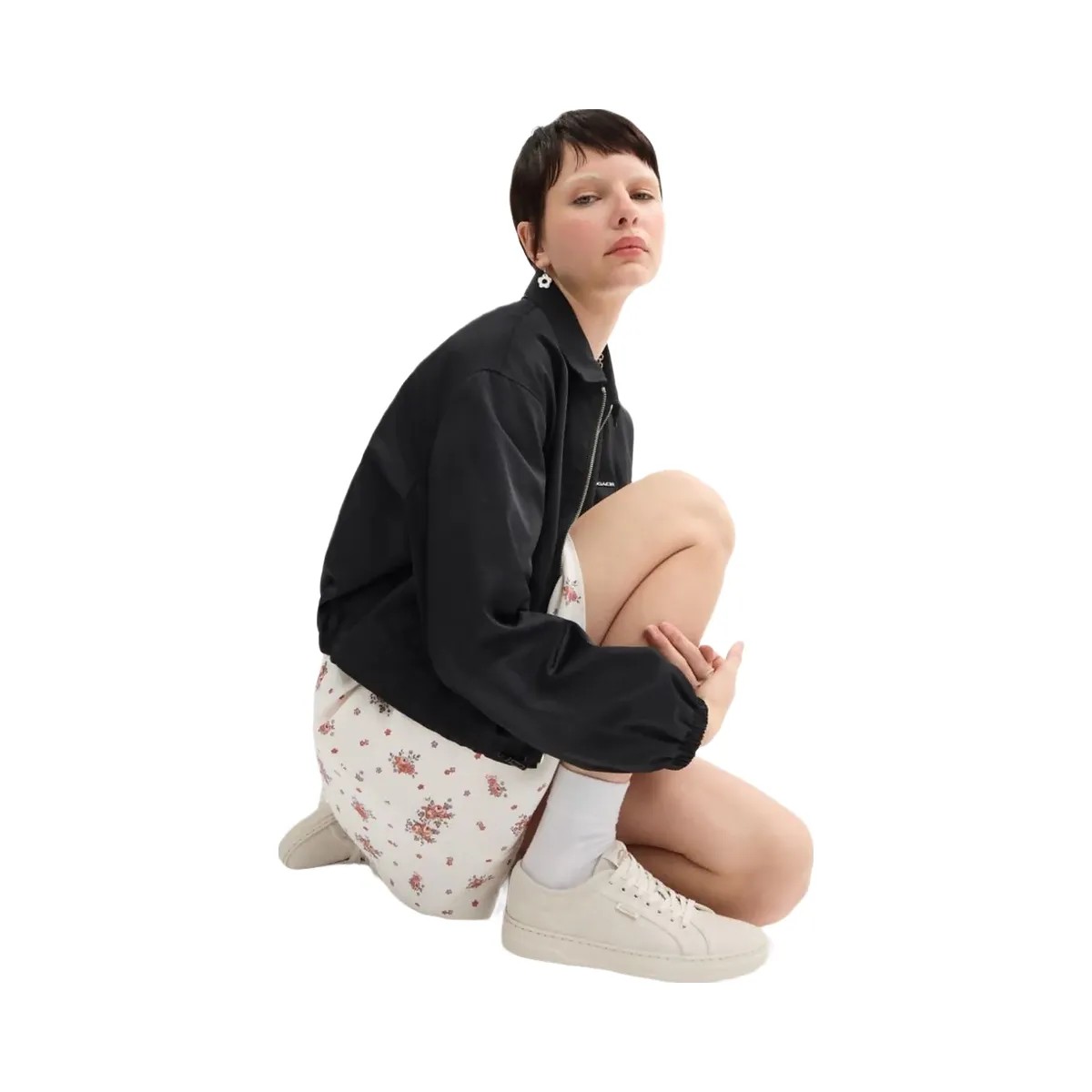 Coach Women's Canvas Sneaker Chalk - HypeFly India View 6