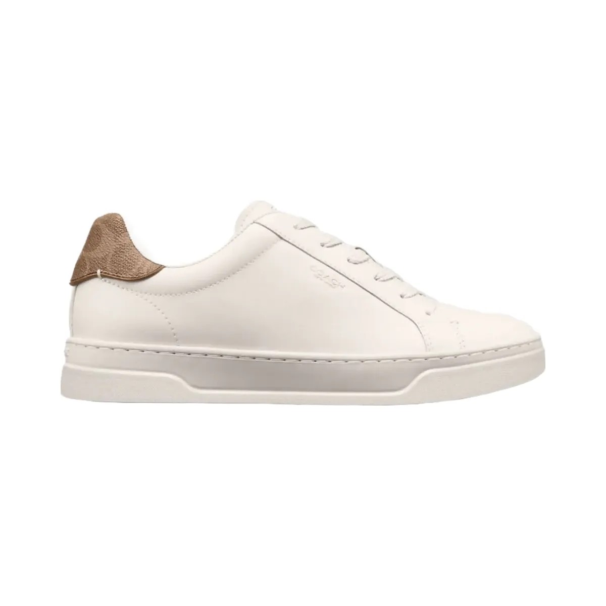 Coach Women's High Line Sneaker Chalk Brown Khaki - HypeFly India View 1