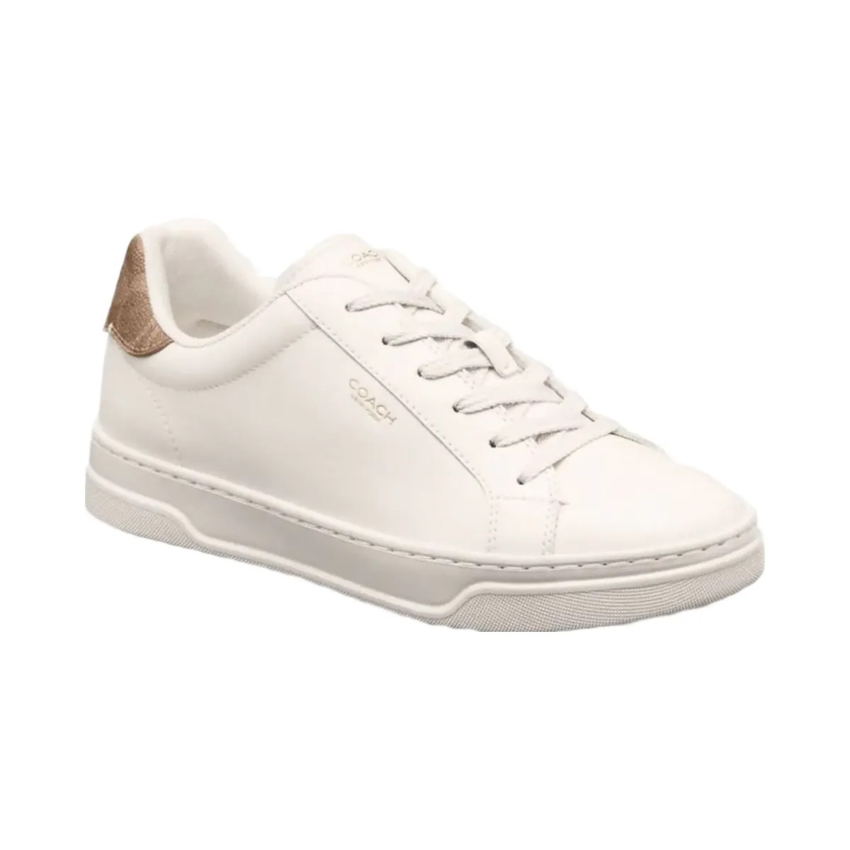 Coach Women's High Line Sneaker Chalk Brown Khaki - HypeFly India View 2