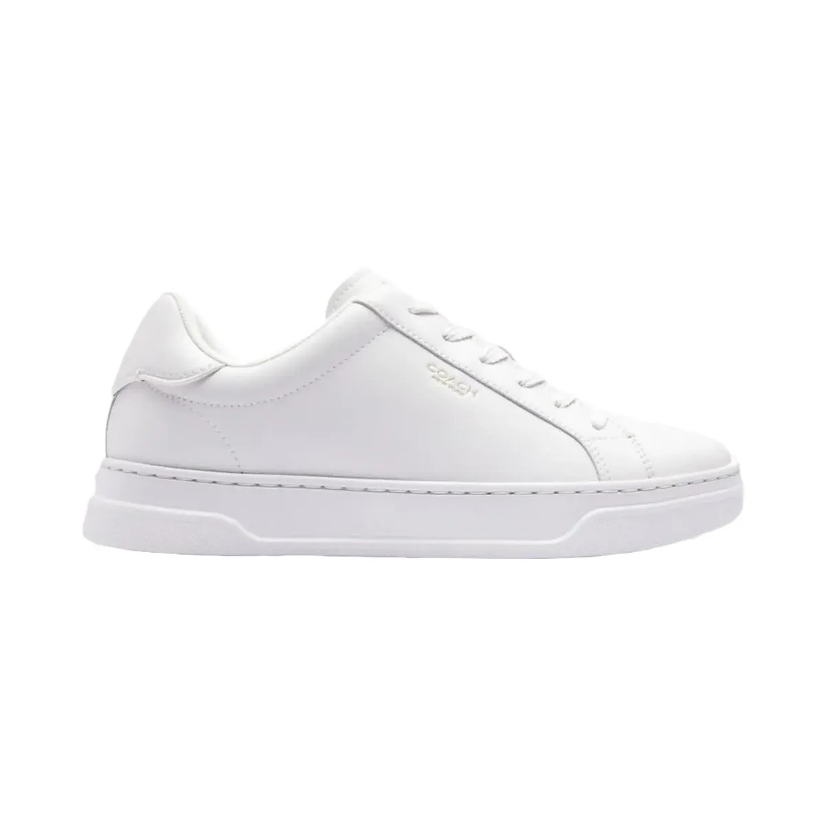 Coach Women's High Line Sneaker Optic White - HypeFly India View 1
