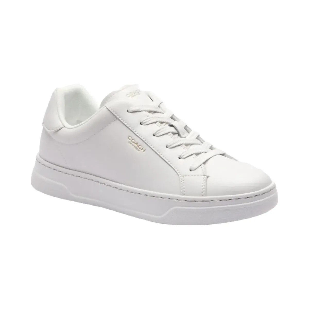Coach Women's High Line Sneaker Optic White - HypeFly India View 2