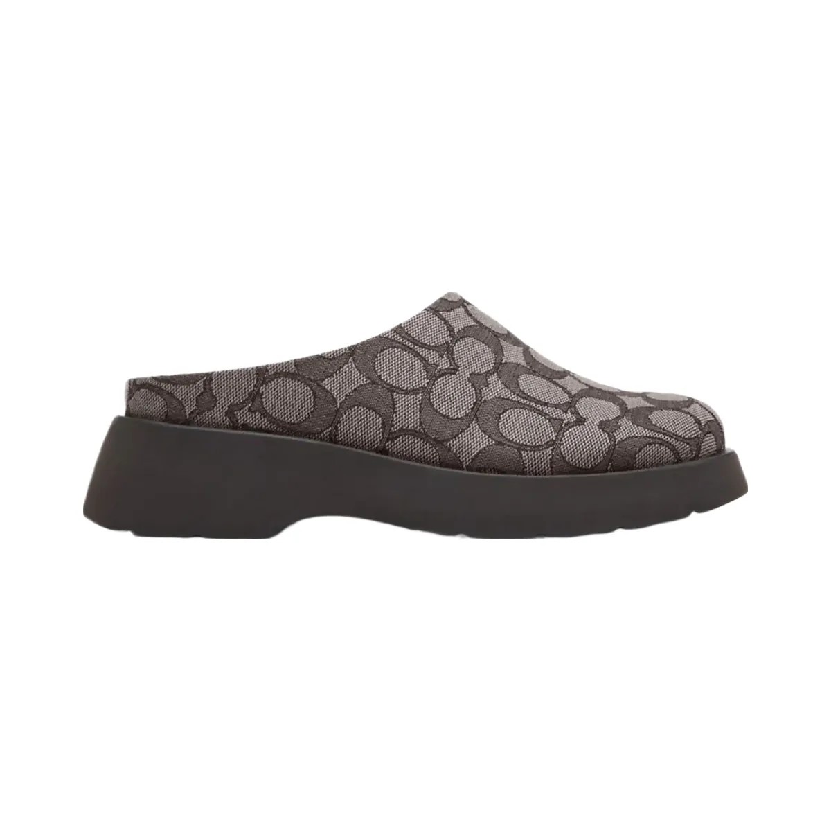 Coach Women's Link Mule In Signature Jacquard Oak Maple - HypeFly India View 1