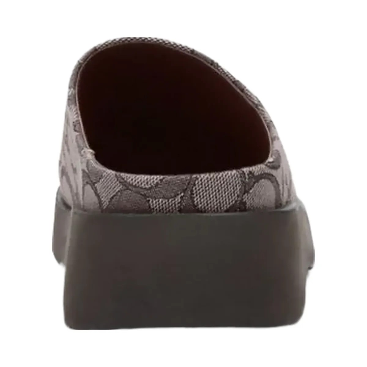 Coach Women's Link Mule In Signature Jacquard Oak Maple - HypeFly India View 4