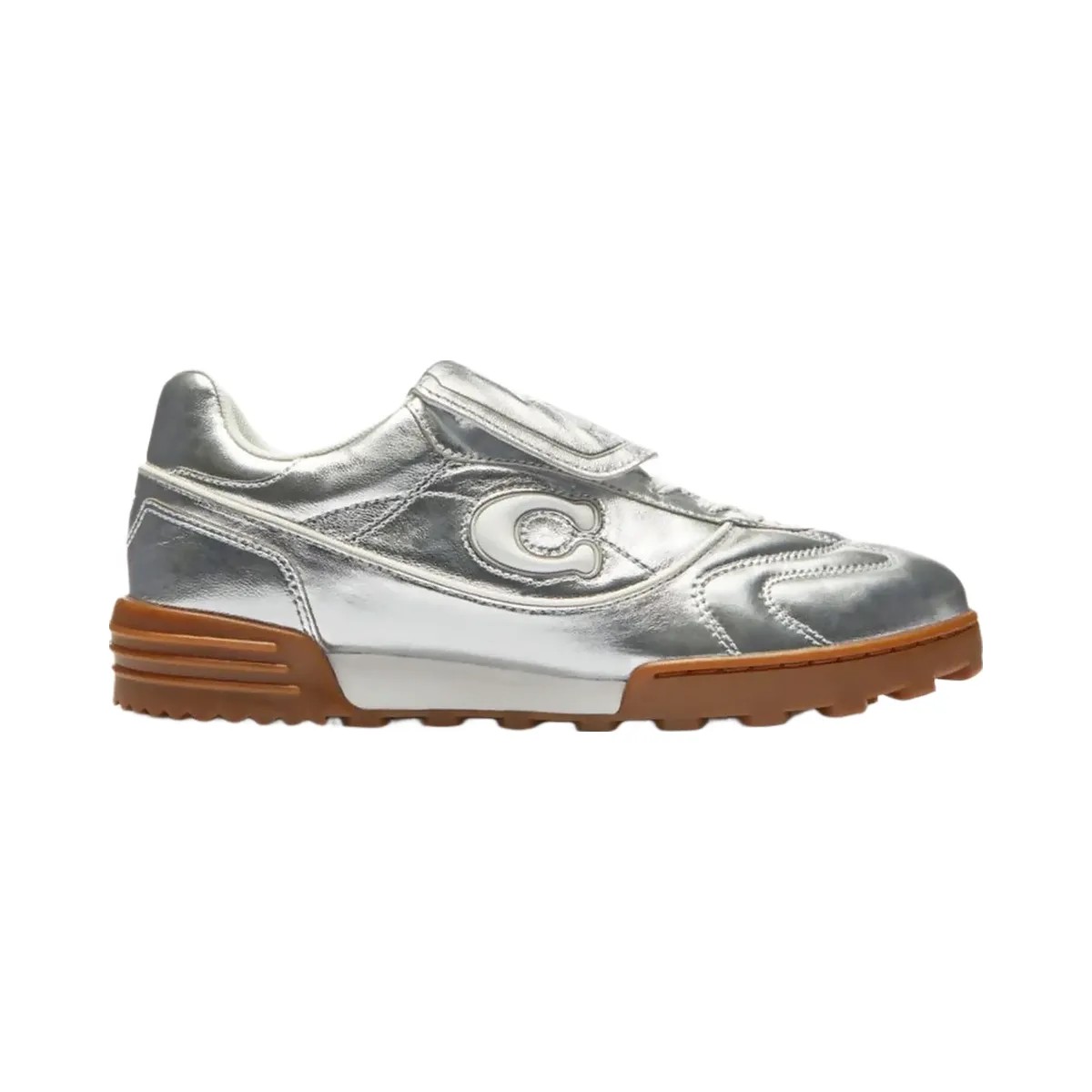 Coach Women's Match Sneaker Silver - HypeFly India View 1