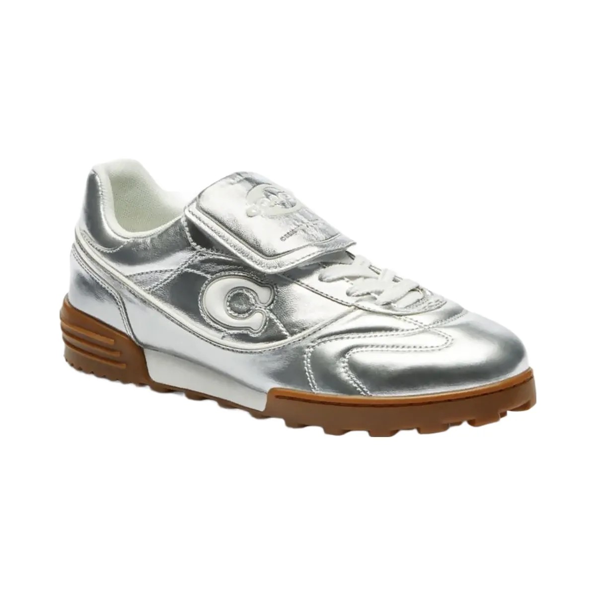 Coach Women's Match Sneaker Silver - HypeFly India View 2