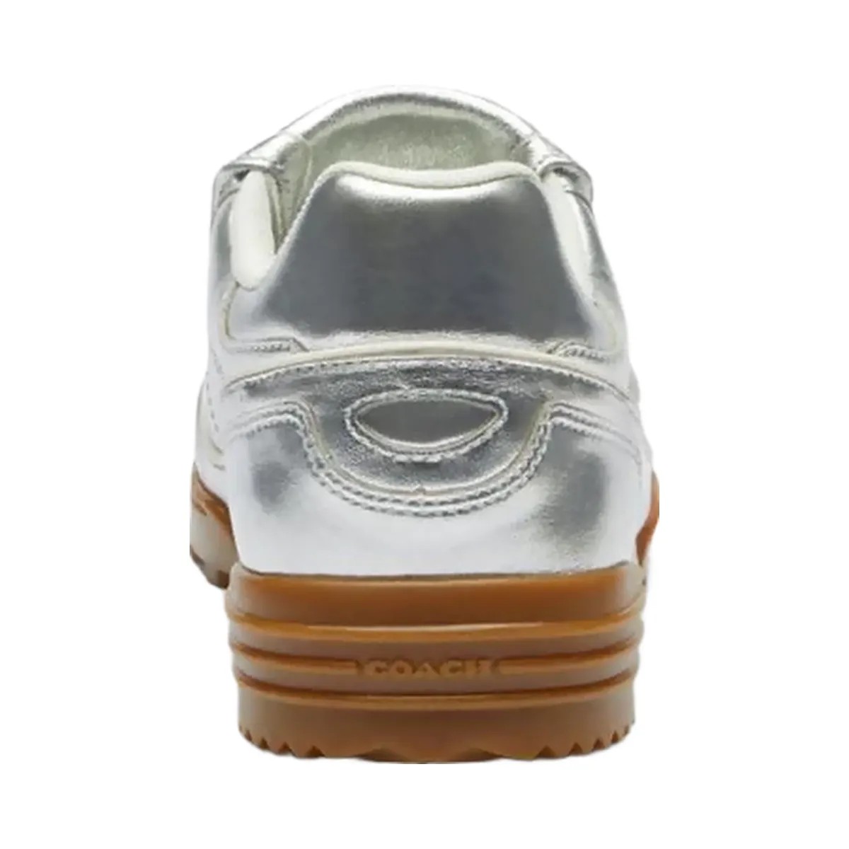 Coach Women's Match Sneaker Silver - HypeFly India View 4